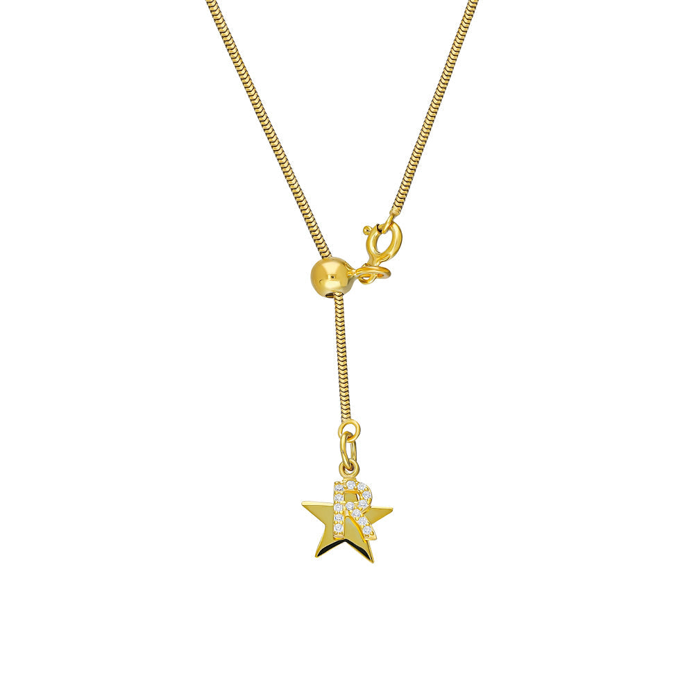 INITIALEN STERN Y NECKLACE | 925 SILBER