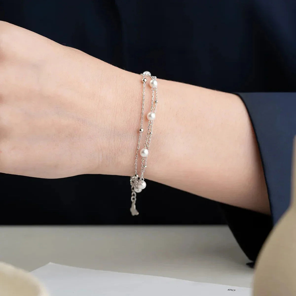 PERLENARMBAND | 925 SILBER