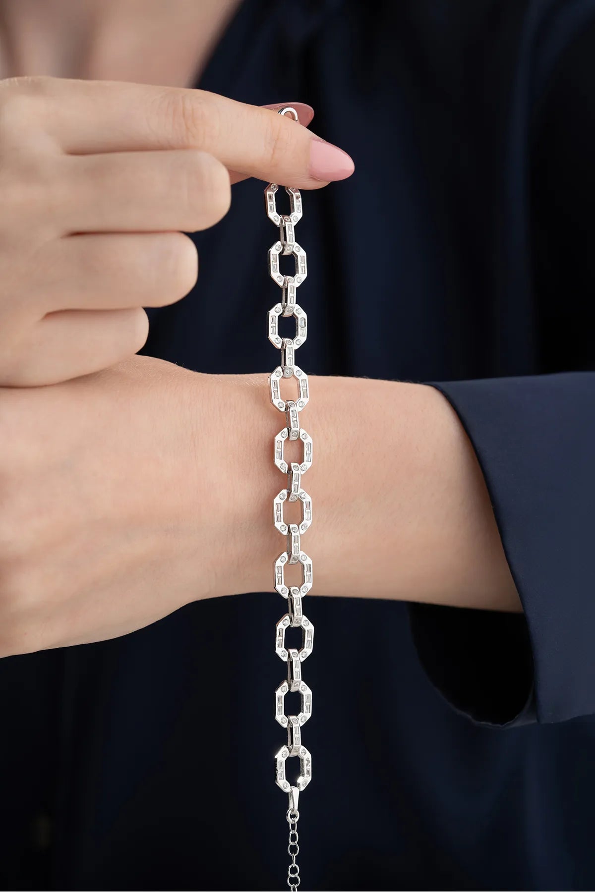 FINESSE STEIN ARMBAND | 925 SILBER