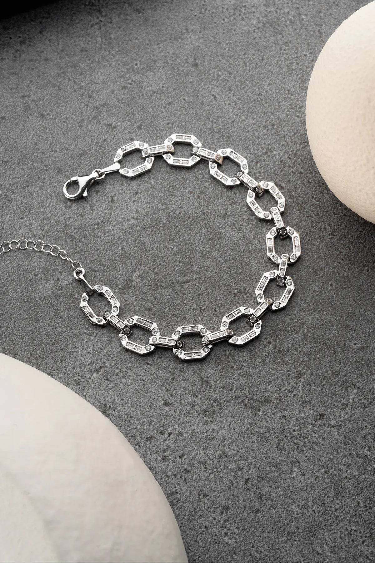 FINESSE STEIN ARMBAND | 925 SILBER