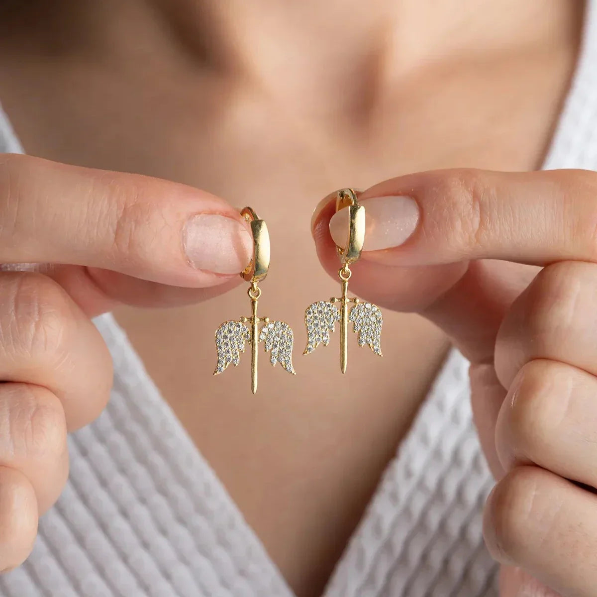 ENGELSFLÜGEL OHRRING  | 925 SILBER