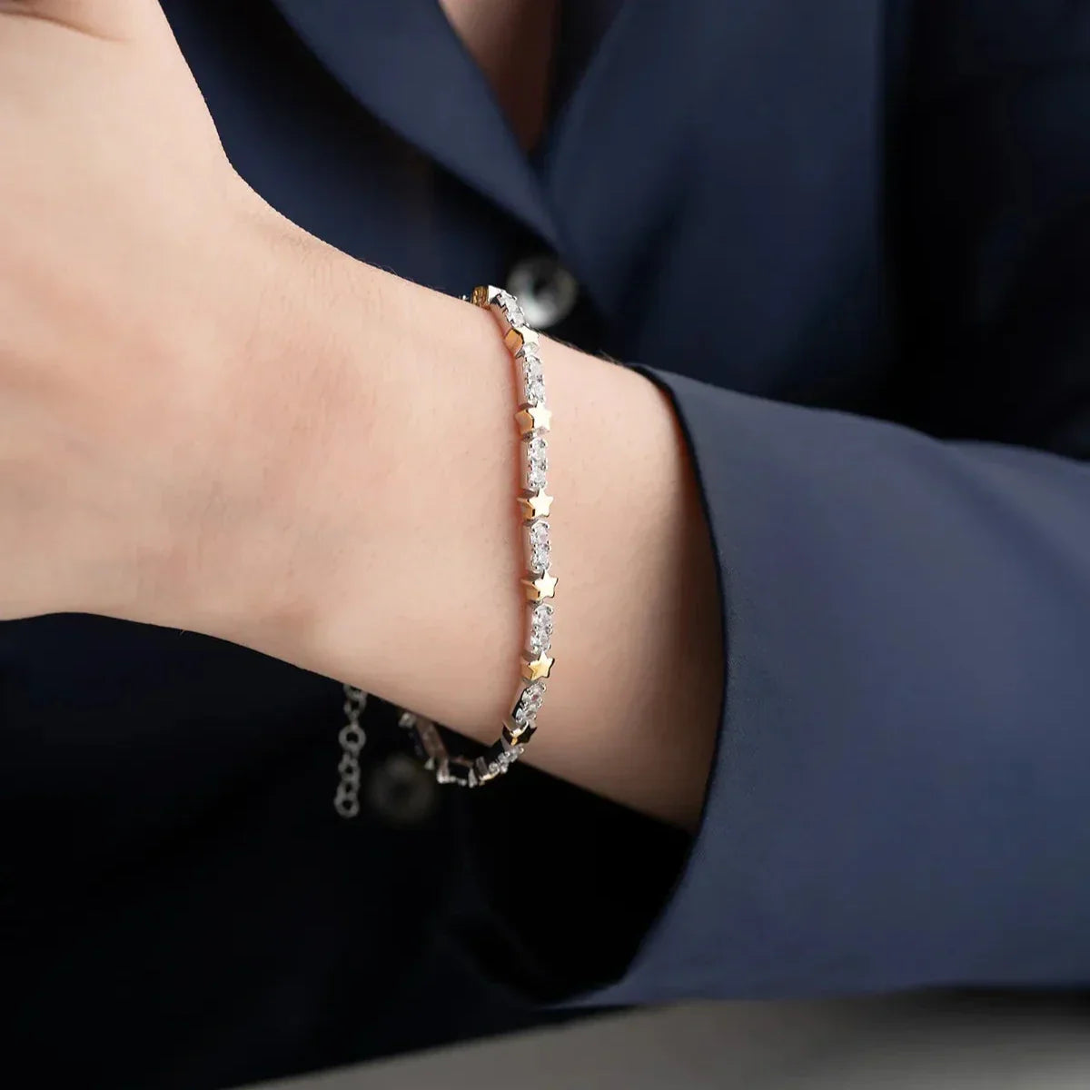 MINI STAR ICEDOUT ARMBAND | 925 SILBER