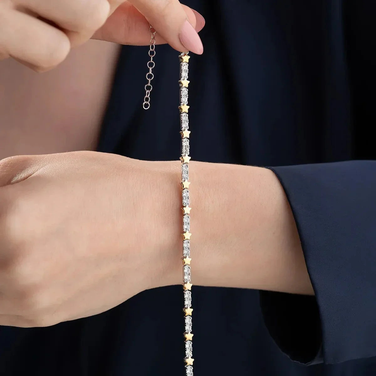 MINI STAR ICEDOUT ARMBAND | 925 SILBER