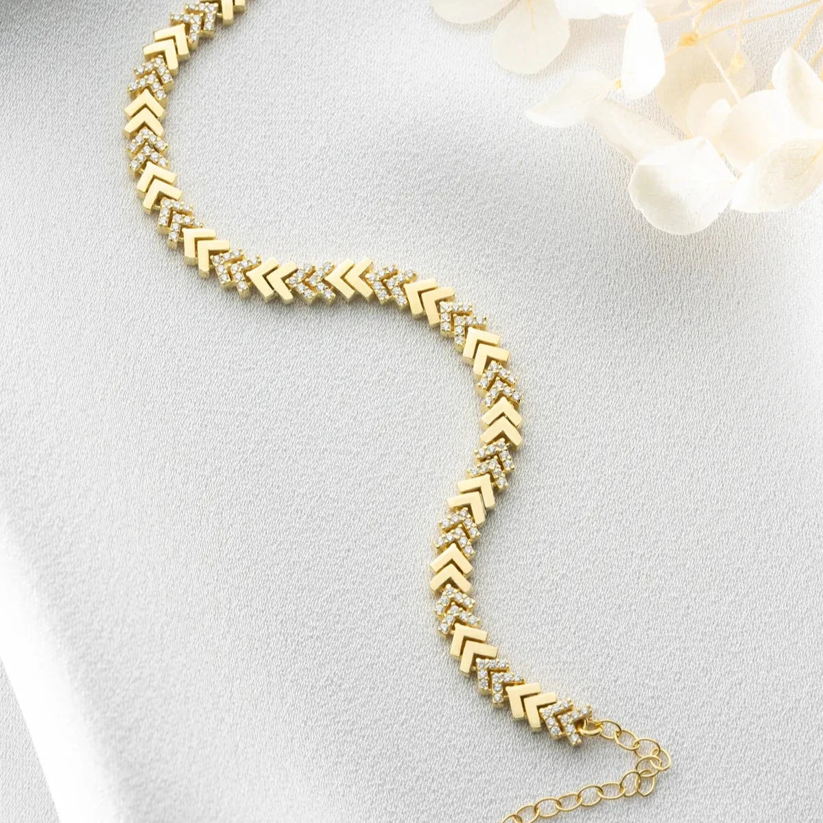 FISH TAIL ARMBAND | 925 SILBER