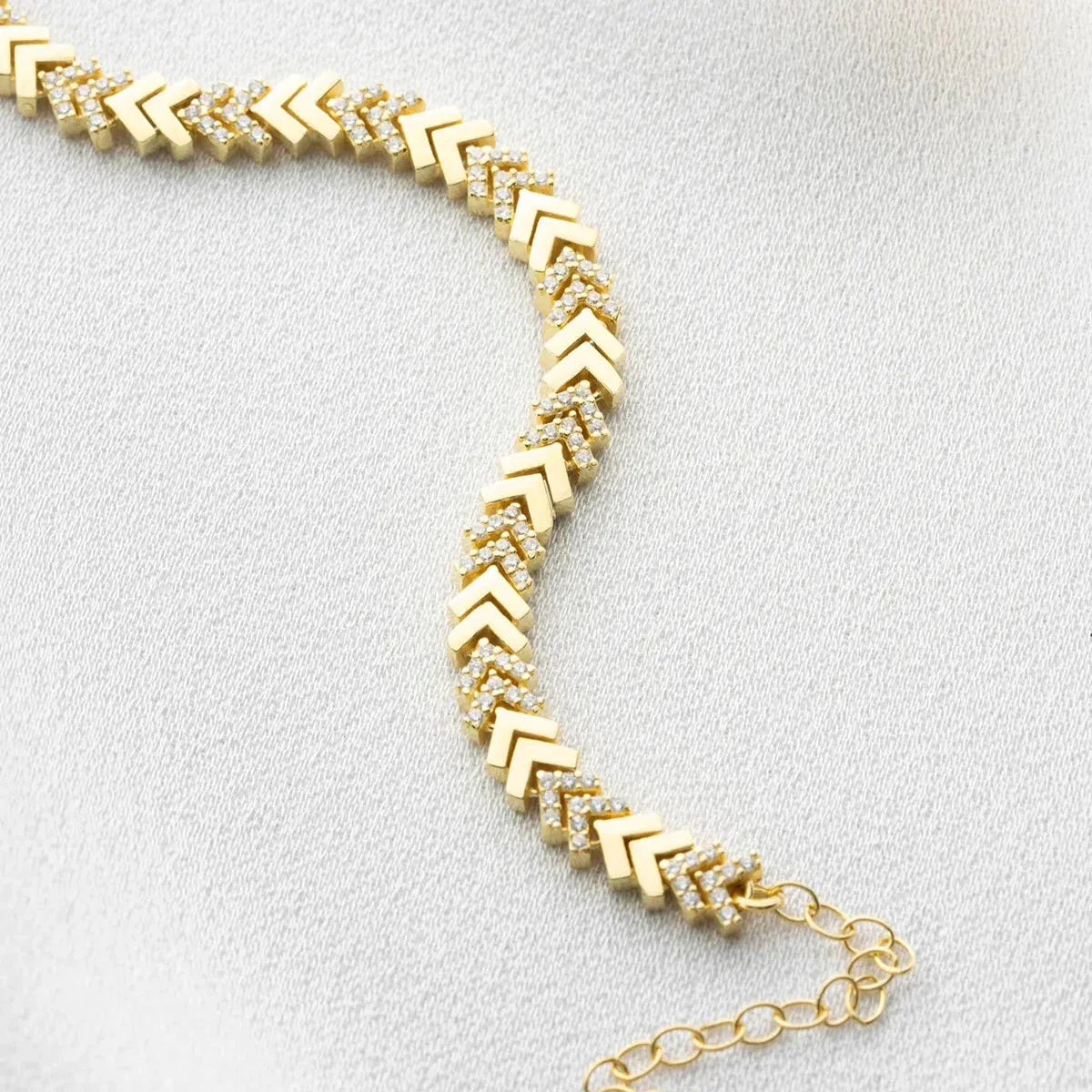 FISH TAIL ARMBAND | 925 SILBER