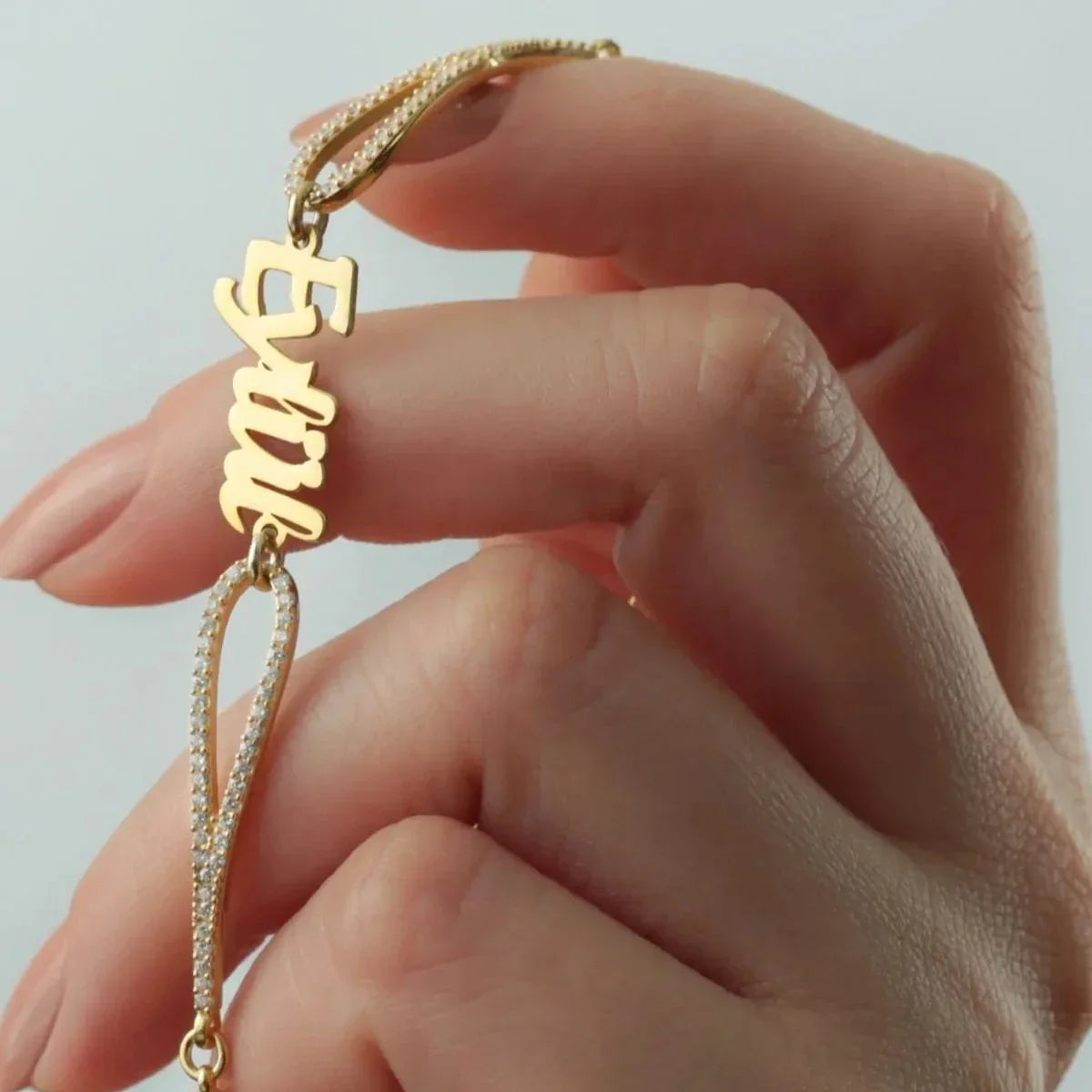 ZIRKONA NAMENSARMKETTE | 925 SILBER