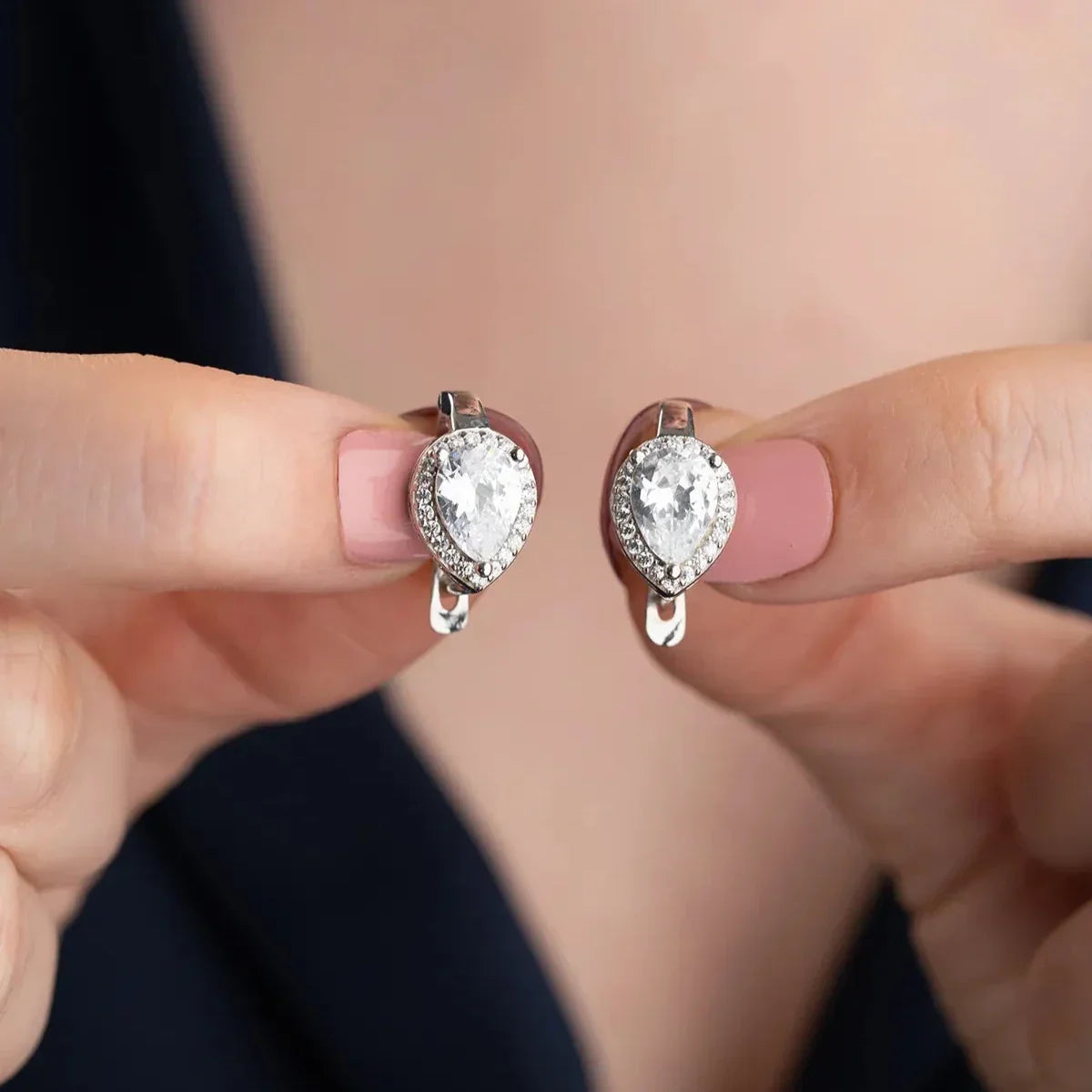 DROP STONE X OHRRINGE | 925 SILBER