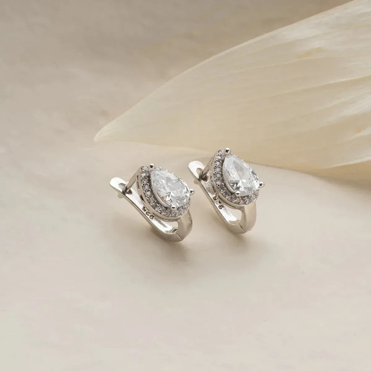 DROP STONE X OHRRINGE | 925 SILBER