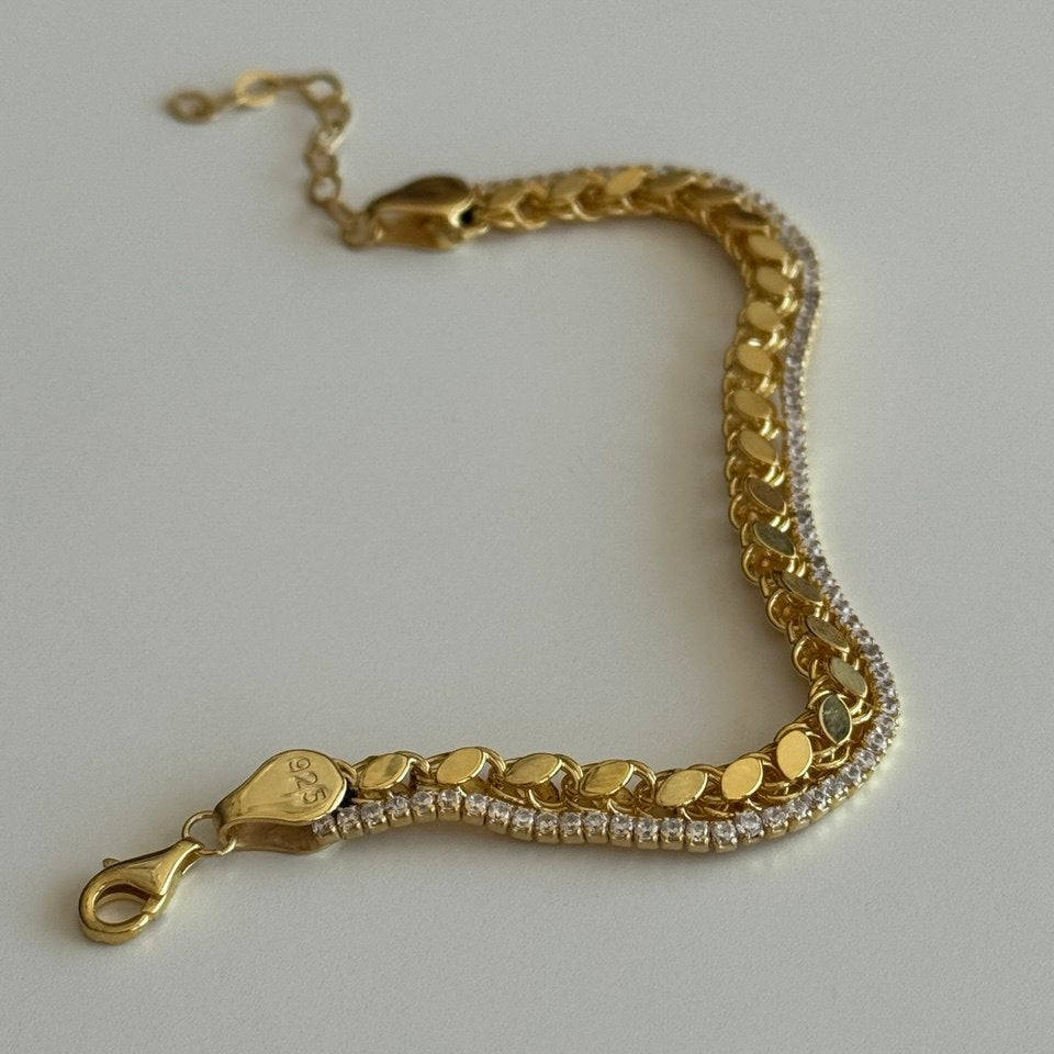 GERSTEN X ICED OUT ARMBAND | 925 SILBER