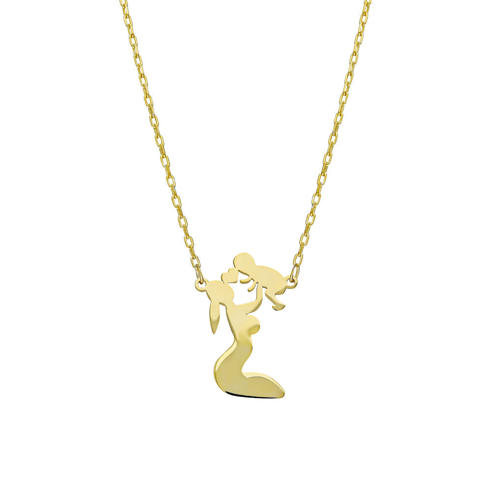 MOM HEART HALSKETTE | 925 SILBER