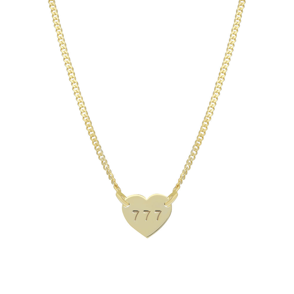CUBAN HEART NECKLACE | 925 SILBER