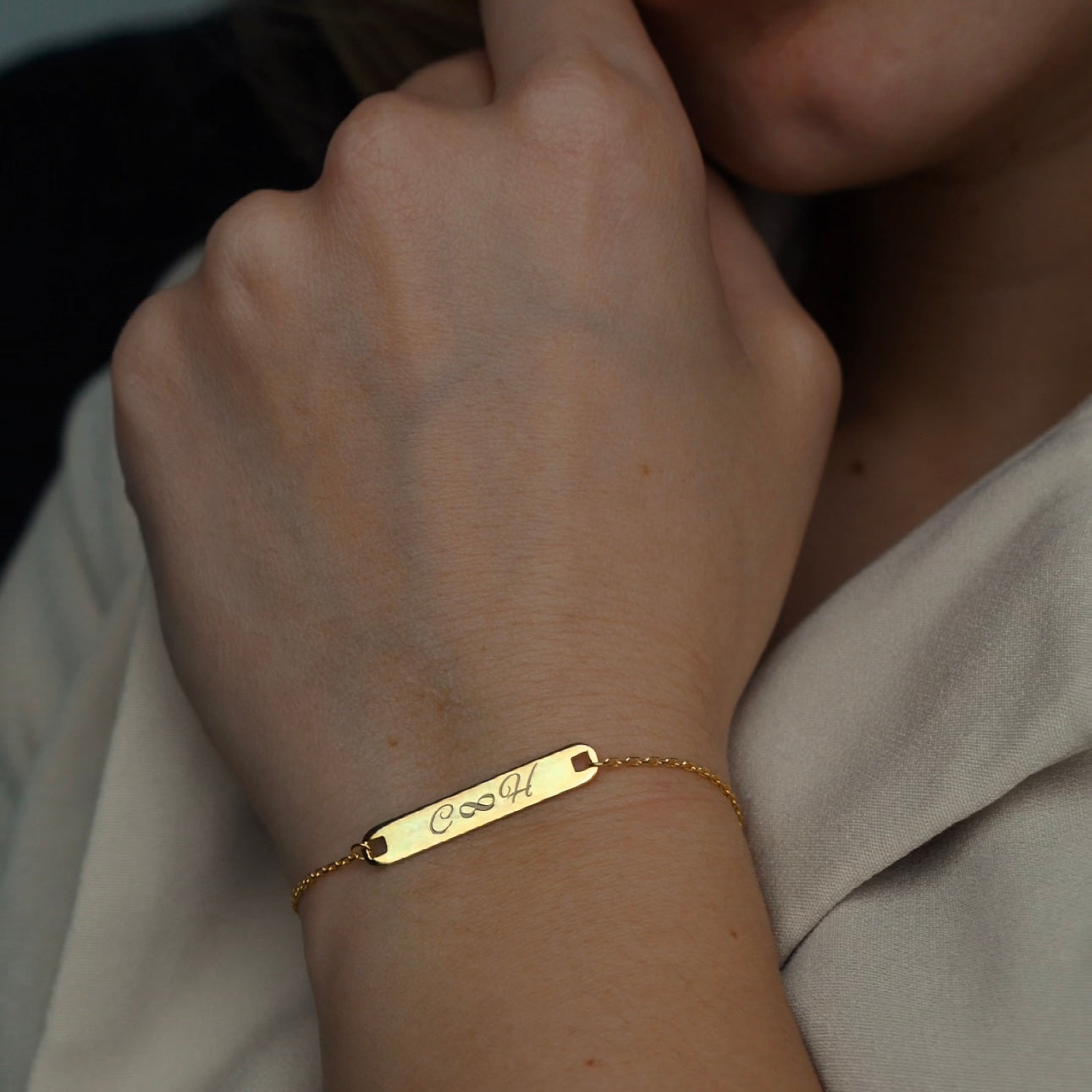 COUPLE GRAVUR BASIC BRACELET (8739388457303)