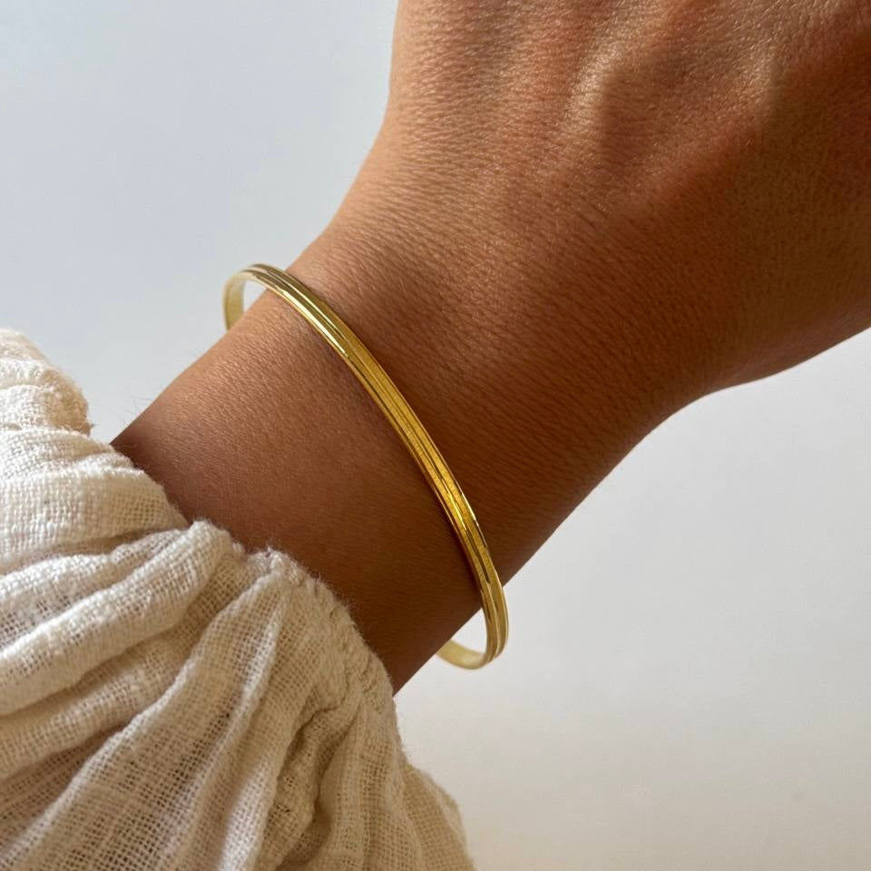 TRIO LINIE ARMREIFEN | 925 SILBER.