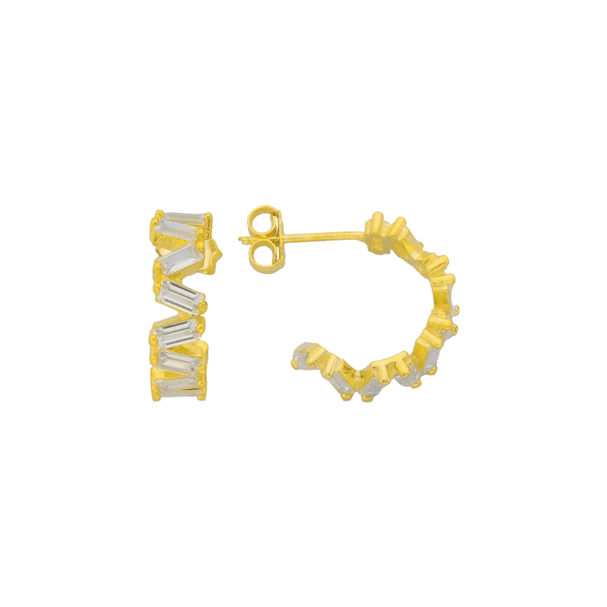 Baguette Shift Ohrring (6991020785709)