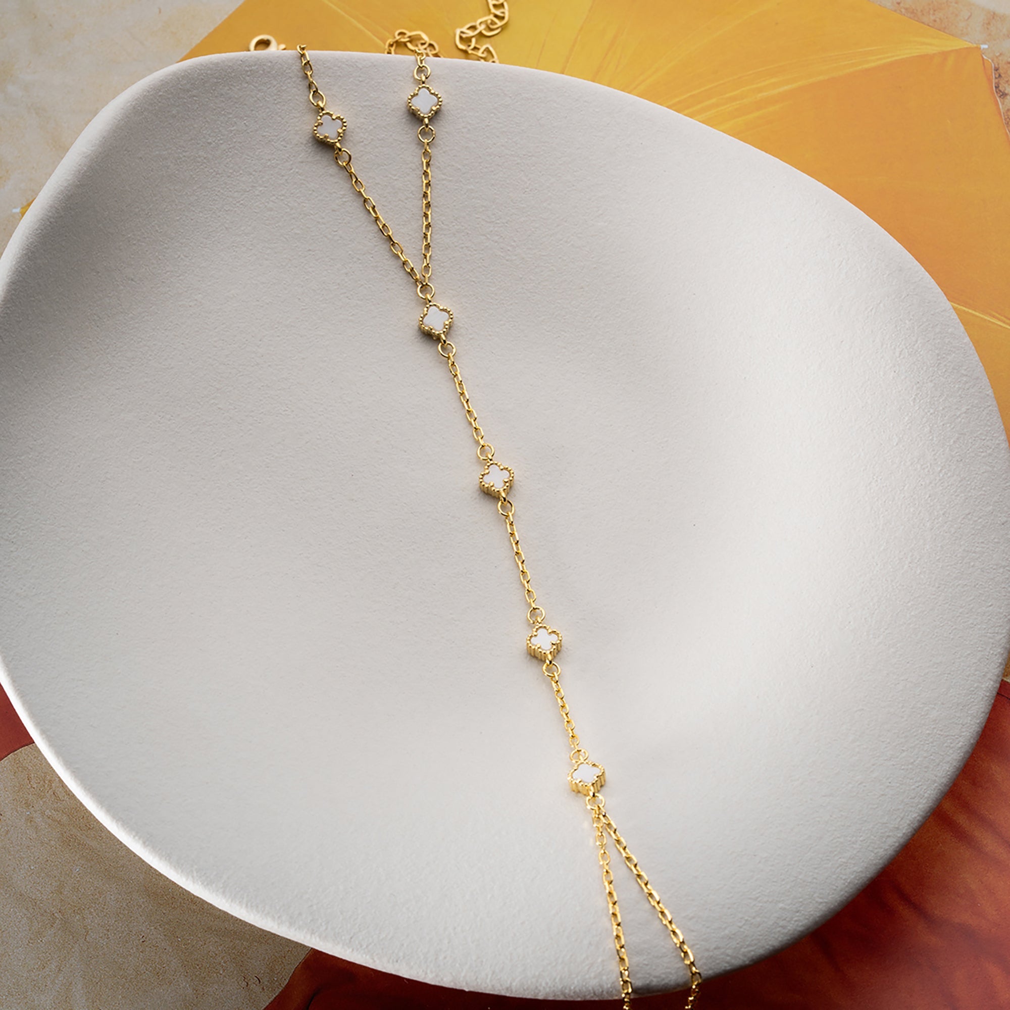 MINI KLEE WHITE HANDKETTE | 925 SILBER