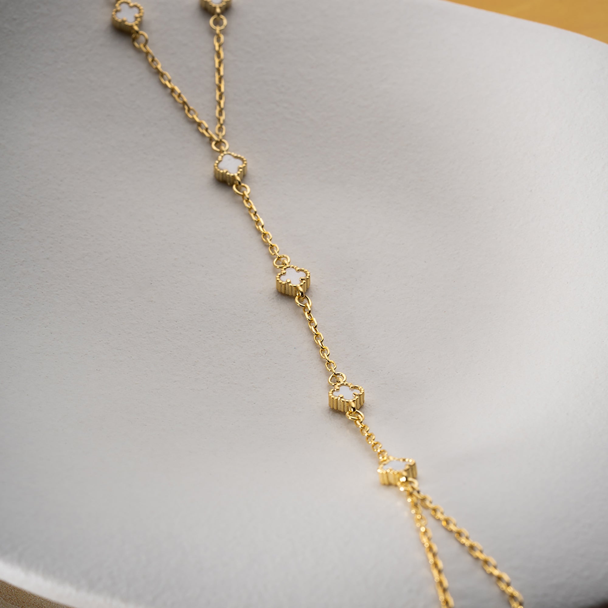 MINI KLEE WHITE HANDKETTE | 925 SILBER