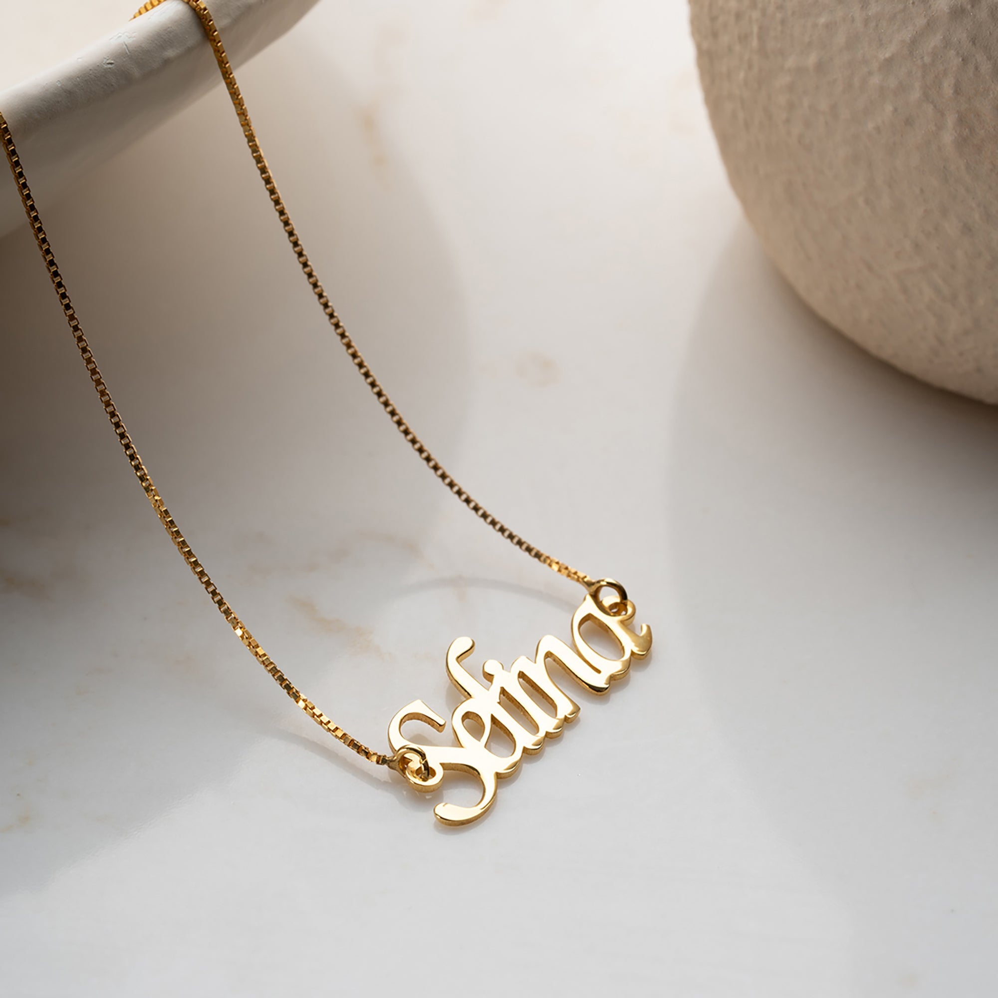 CUBIC NAMENS KETTE | 925 SILBER