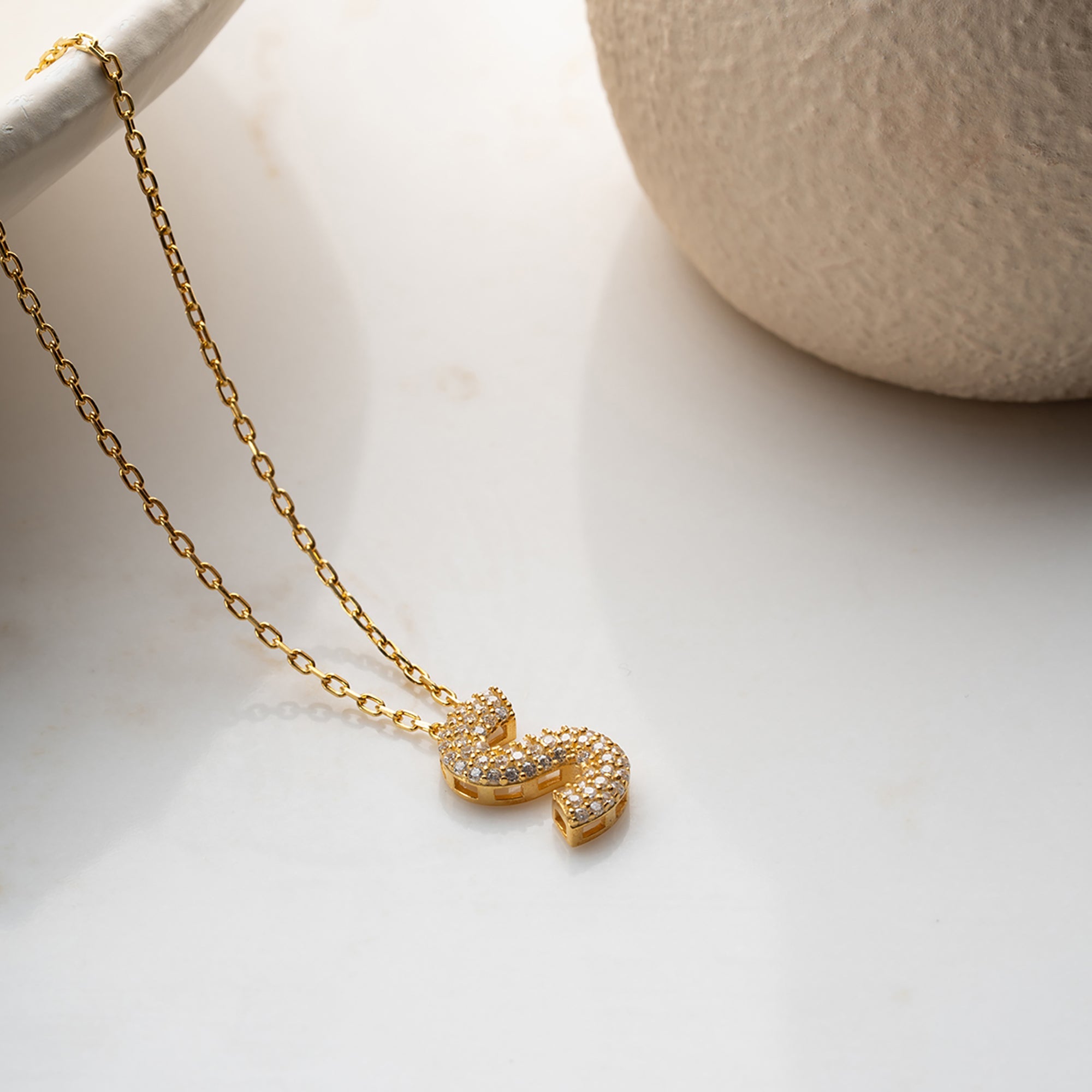 ARIA BUCHSTABEN KETTE | 925 SILBER