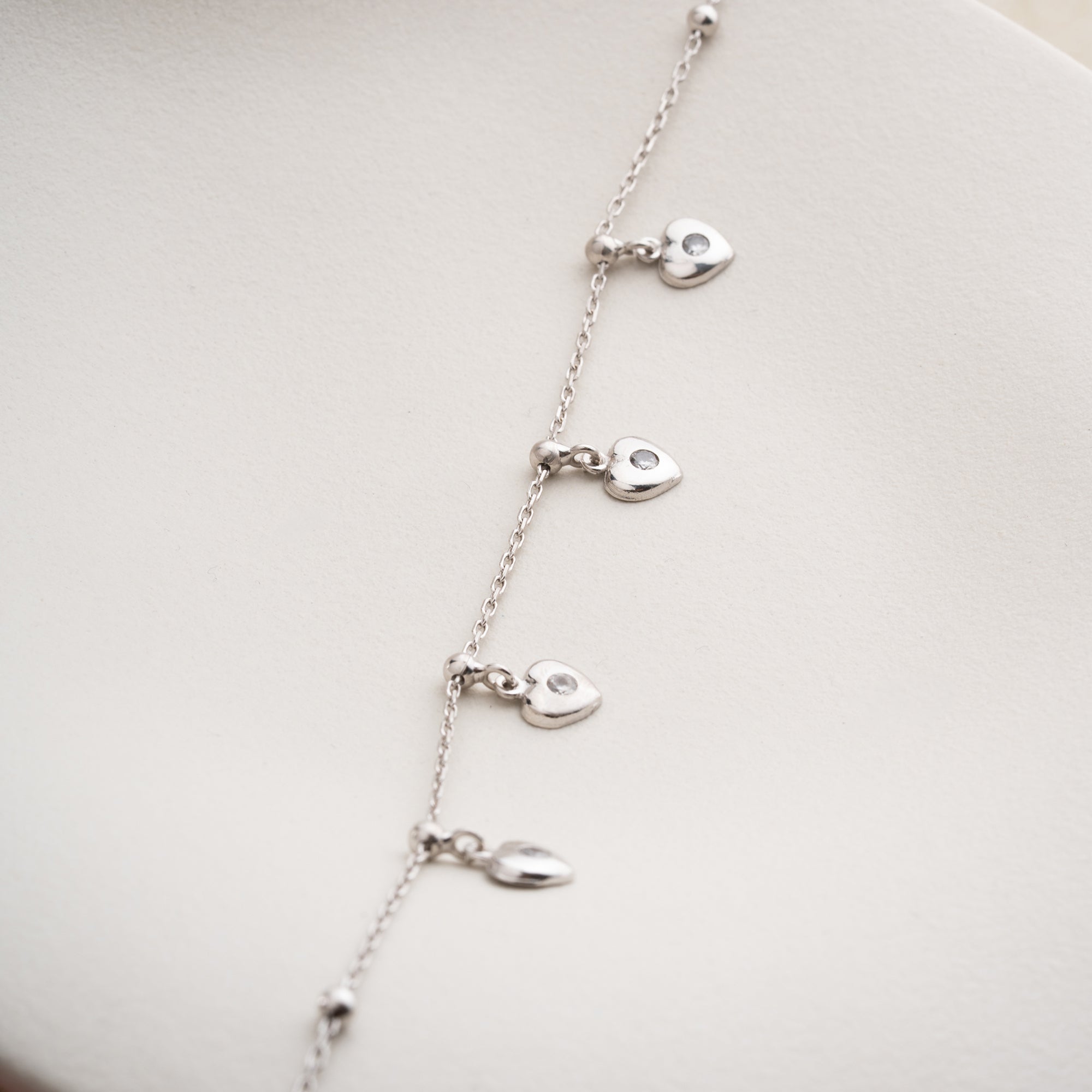 CORAL FUSSKETTE | 925 SILBER