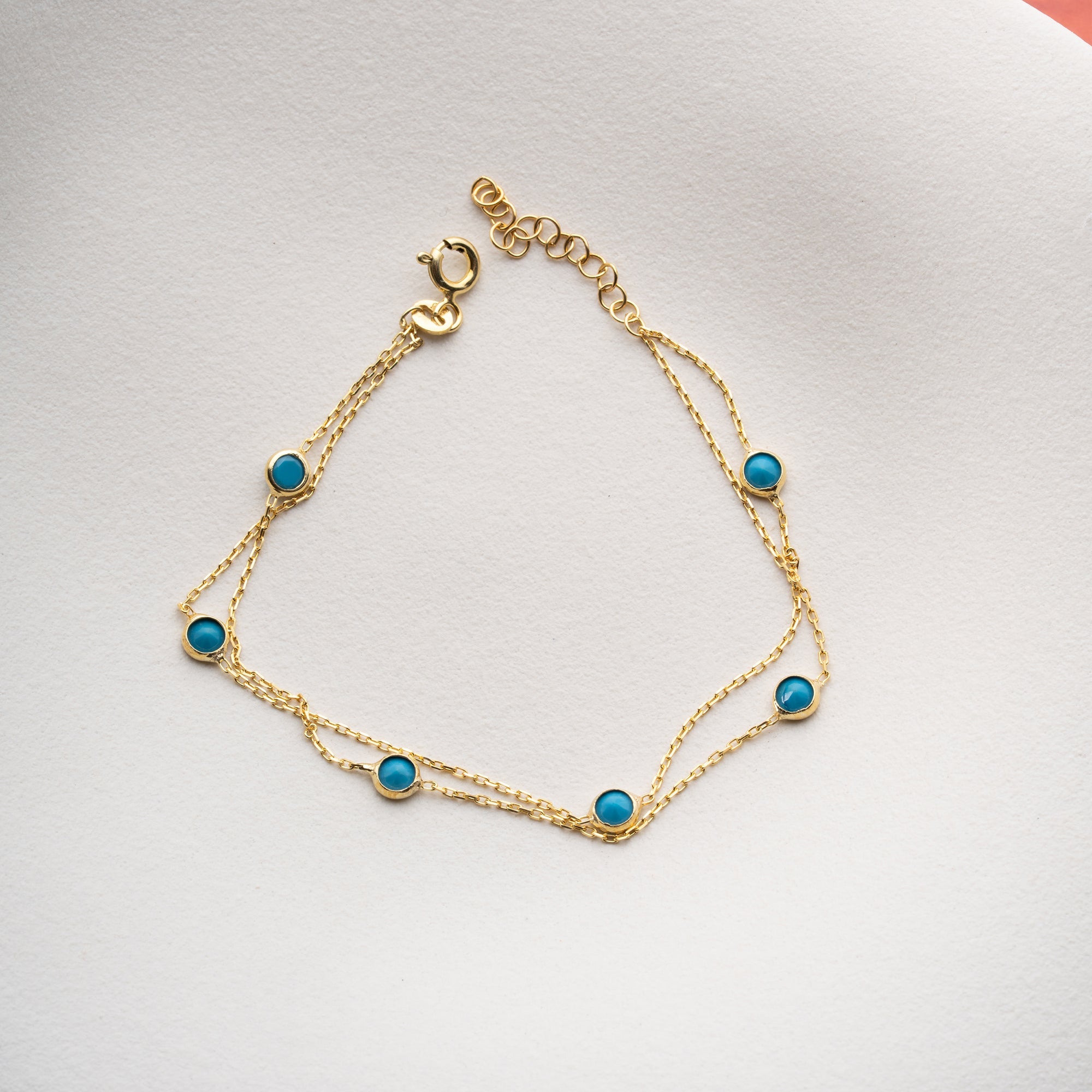 TÜRKIS TENU ARMBAND | 925 SILBER