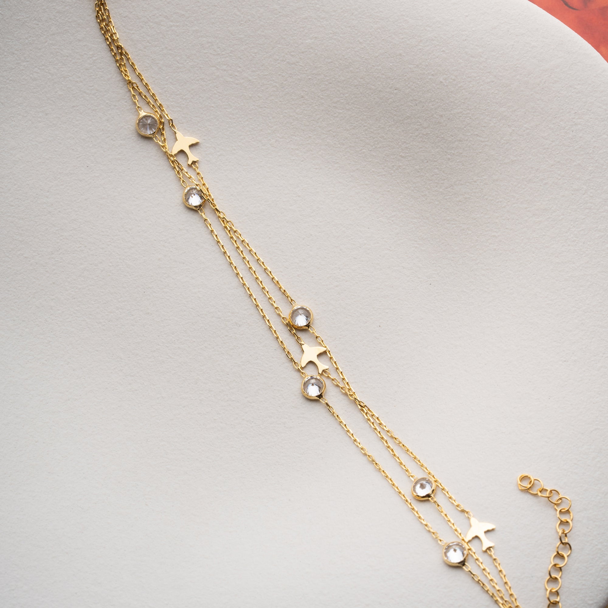 VOGEL STONE ARMBAND | 925 SILBER