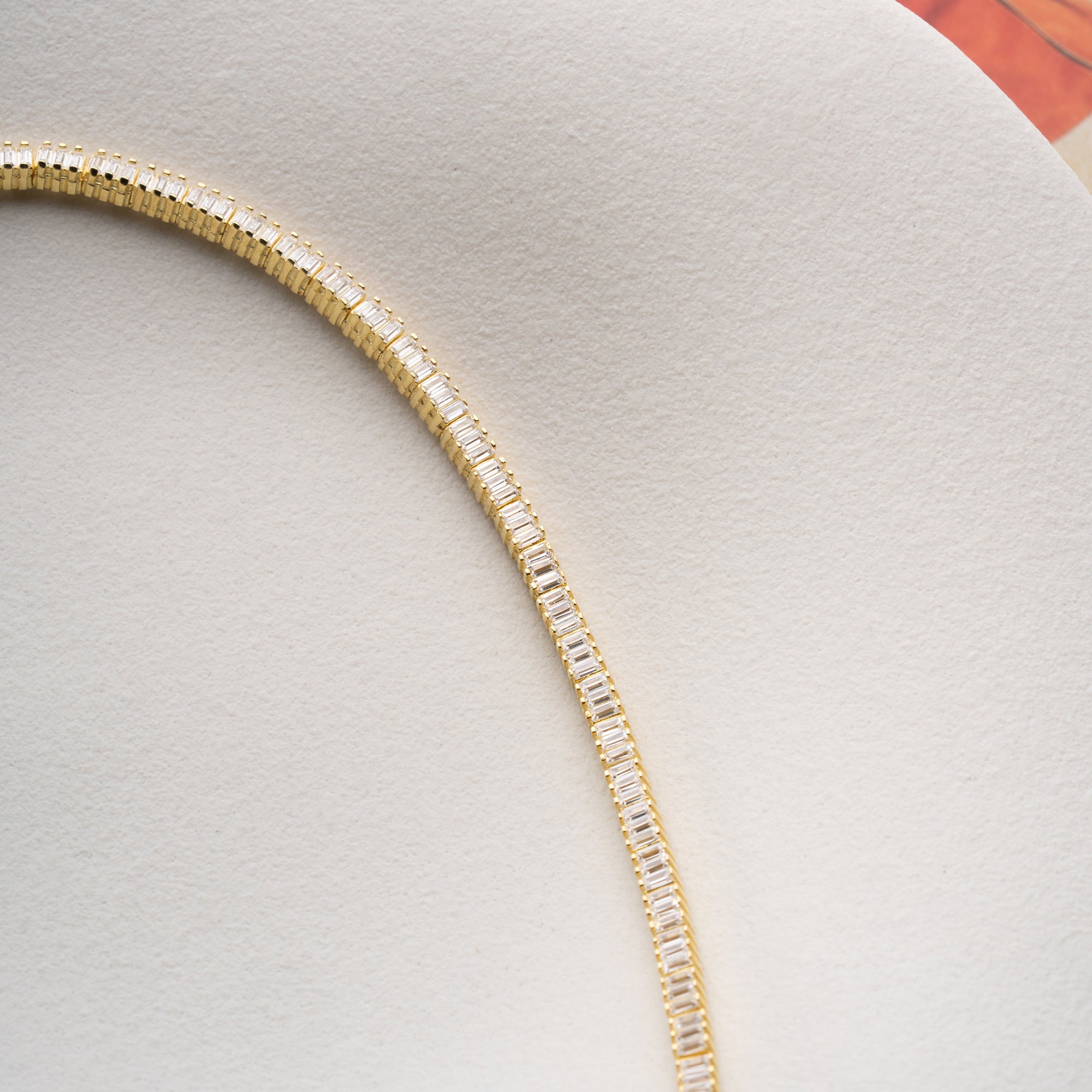 NIVUDE BAGEUETTE ARMBAND | 925 SILBER