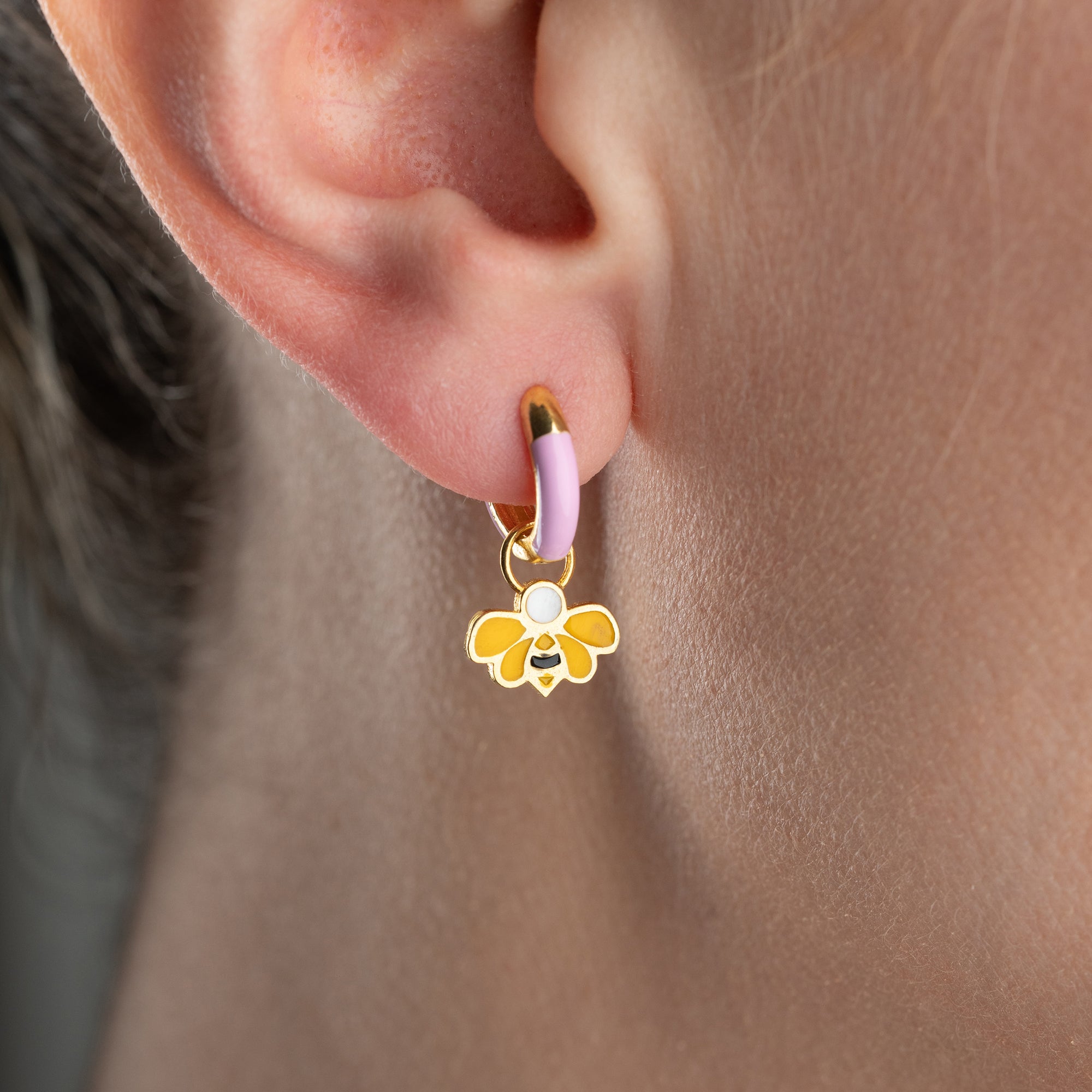 KINDER BEE OHRRINGE| 925 SILBER