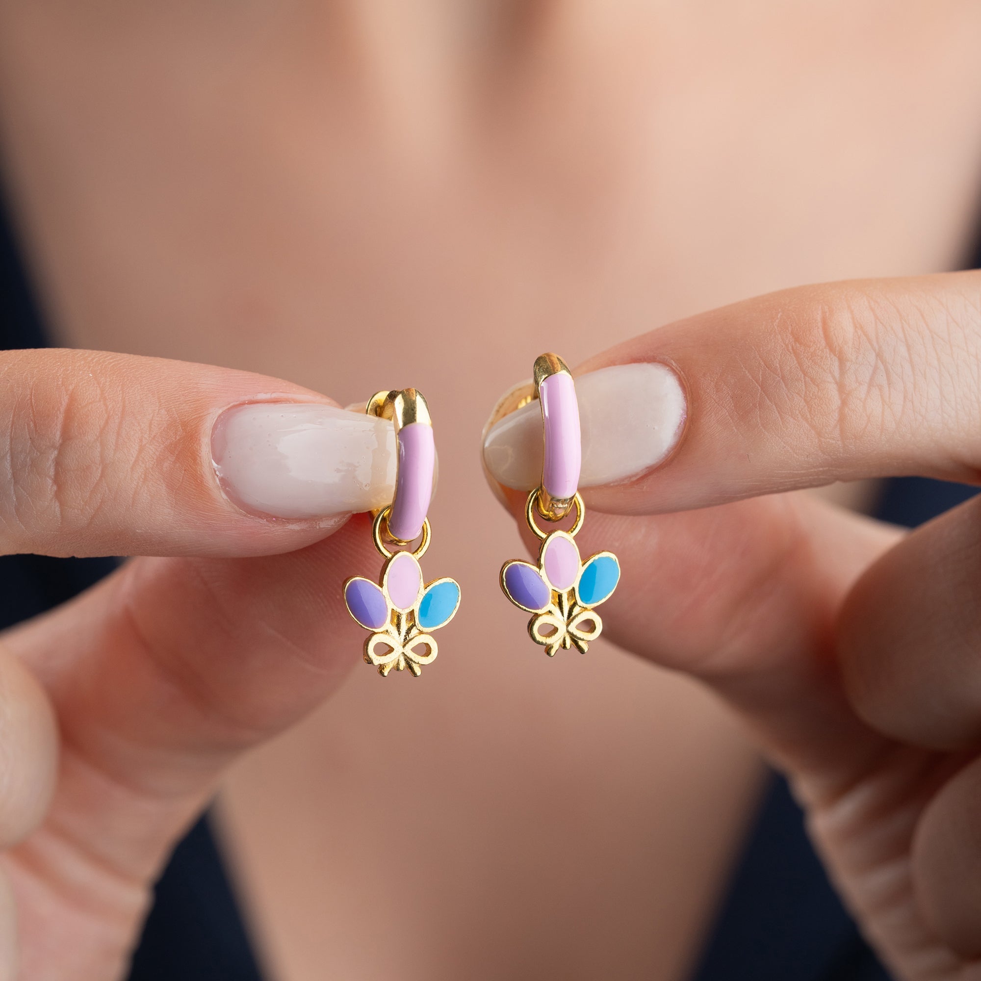 KINDER BALLON OHRRINGE| 925 SILBER