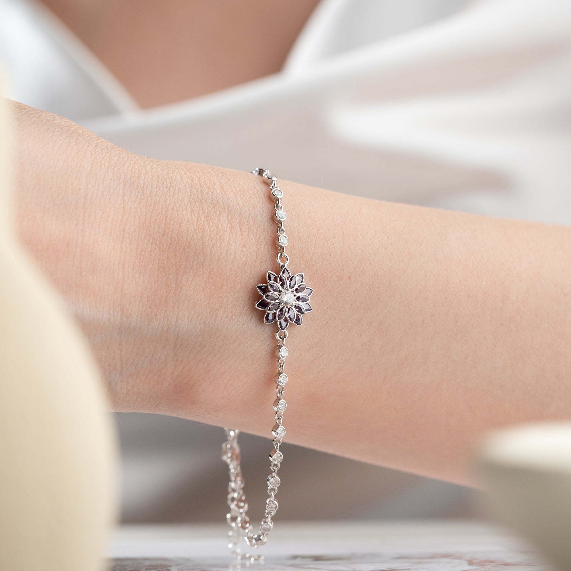 LOTUS ARMKETTE | 925 SILBER