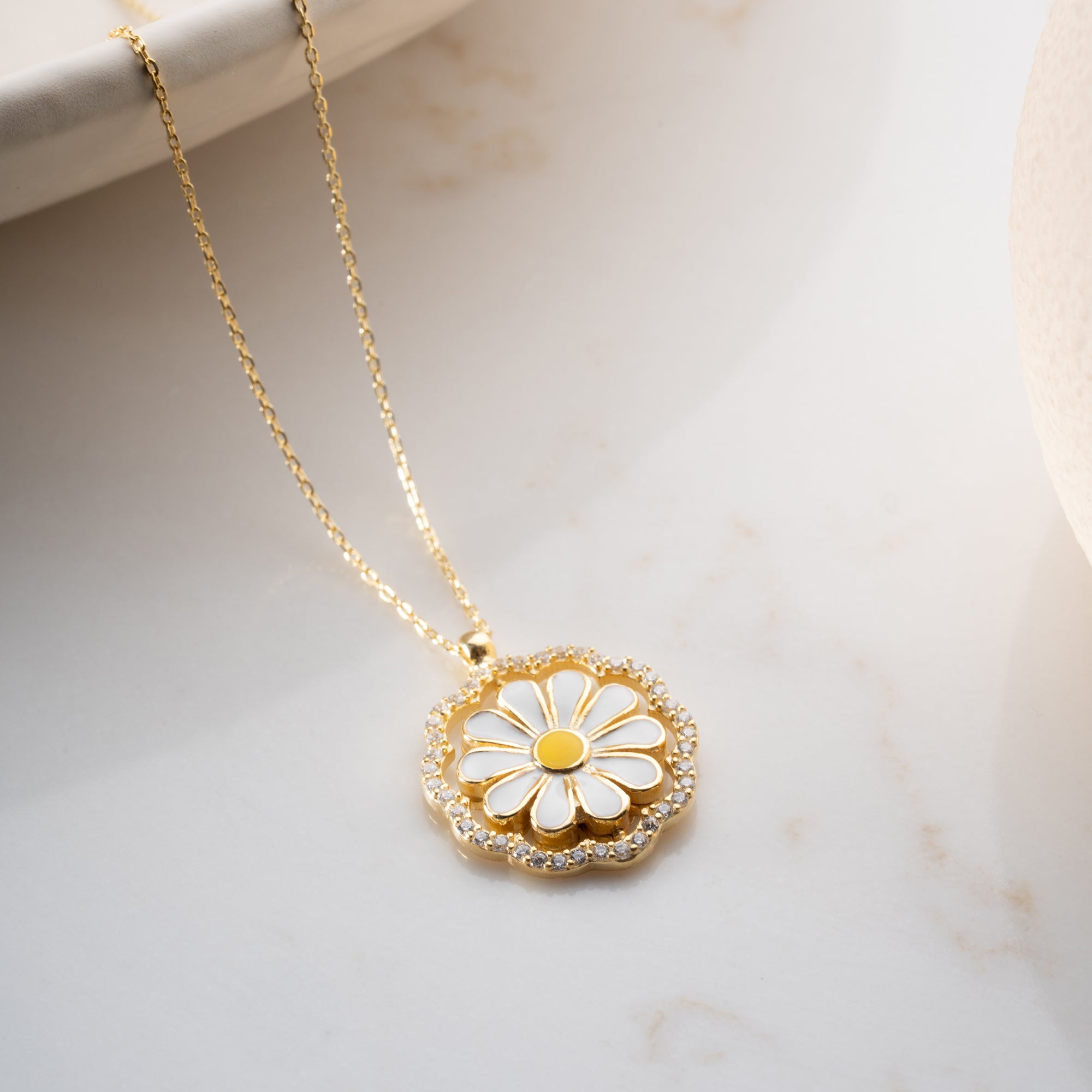 SUN FLOWER KETTE | 925 SILBER