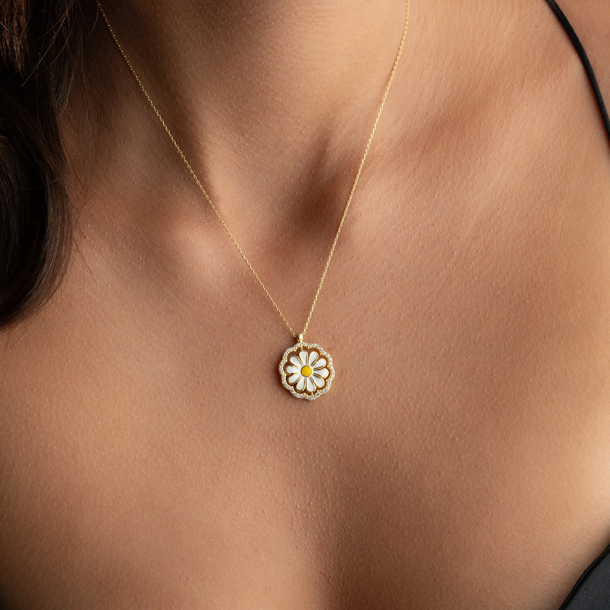 SUN FLOWER KETTE | 925 SILBER