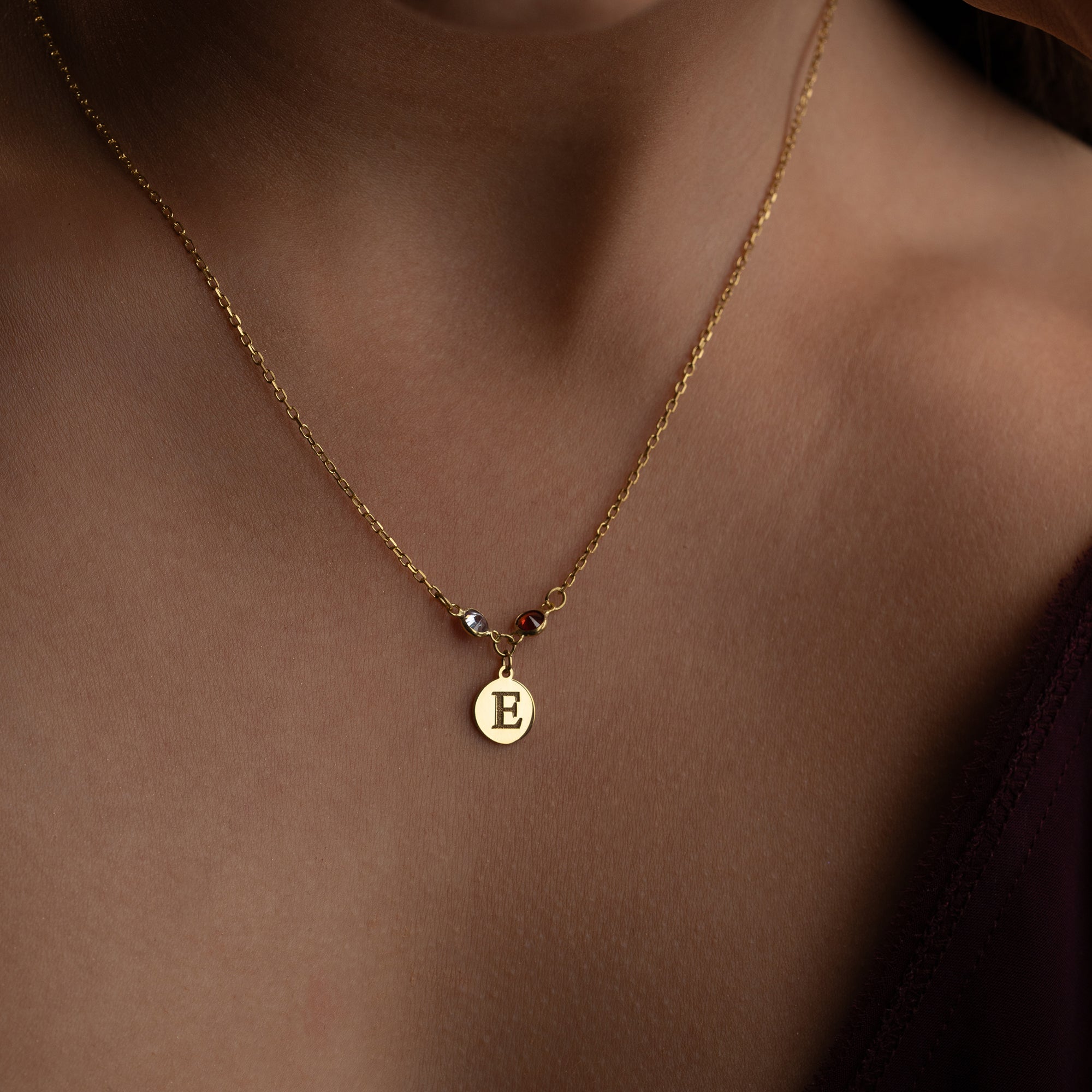 BIRTHSTONE HALSKETTE | 925 SILBER