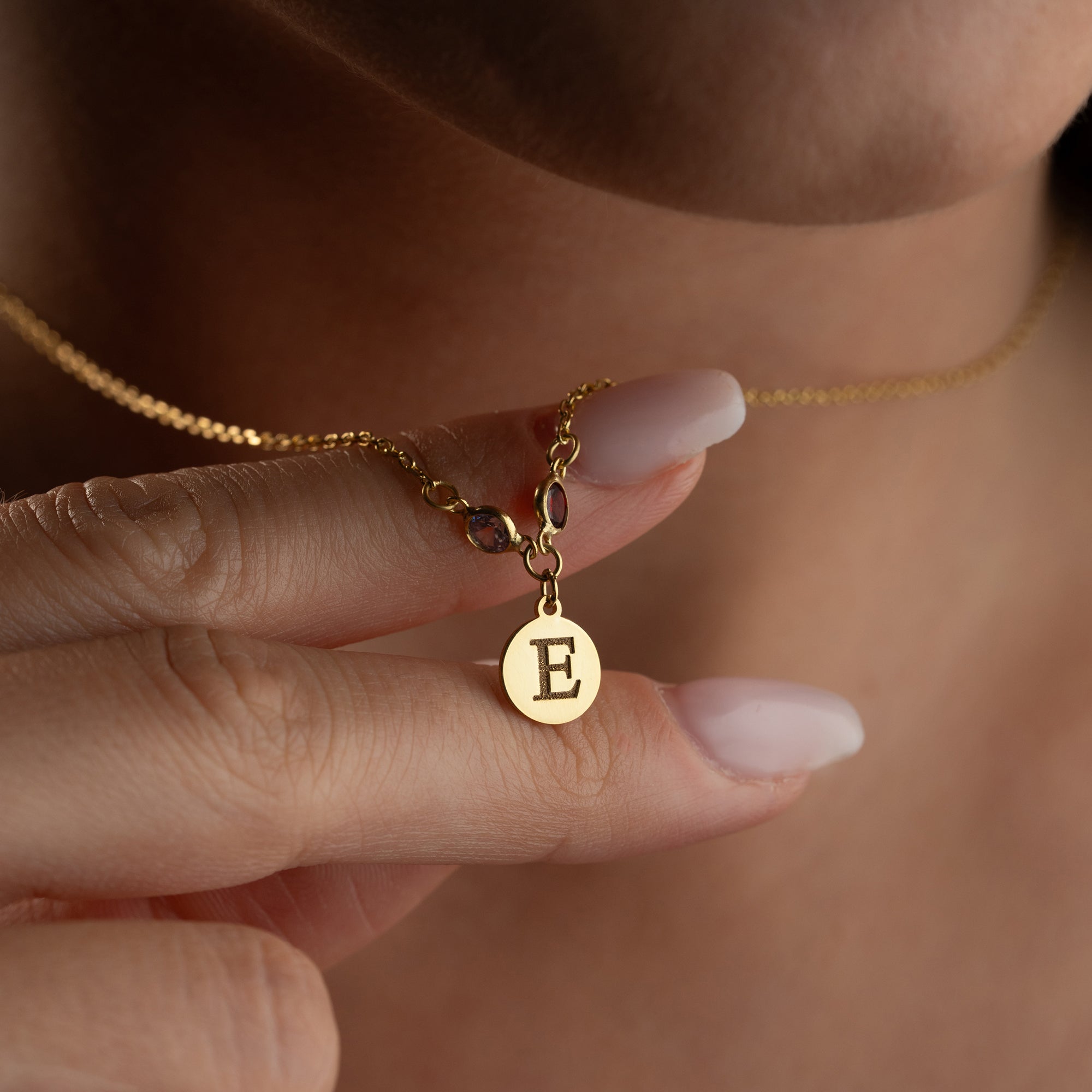 BIRTHSTONE HALSKETTE | 925 SILBER