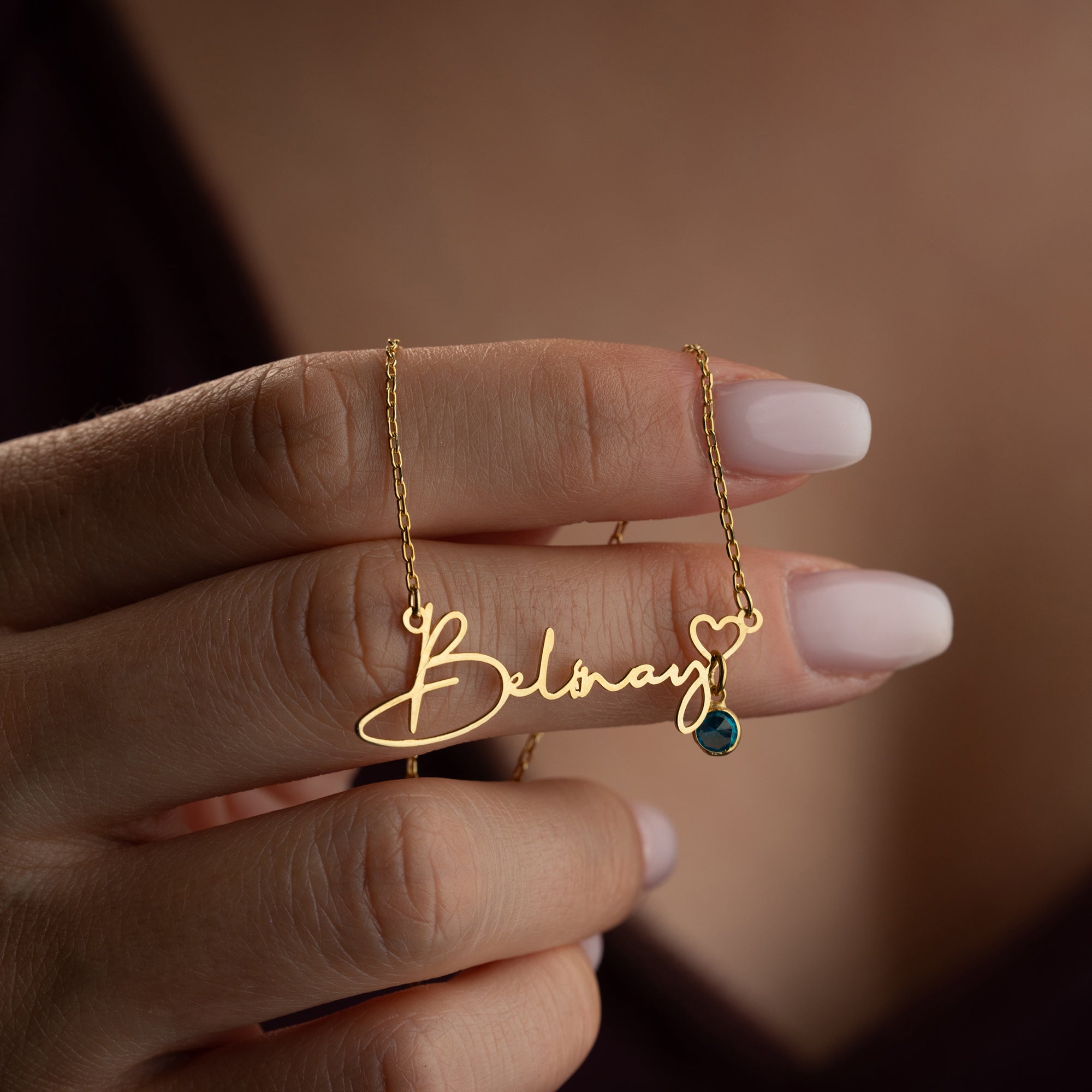 GEBURTSSTEIN NAMENSKETTE | 925 SILBER