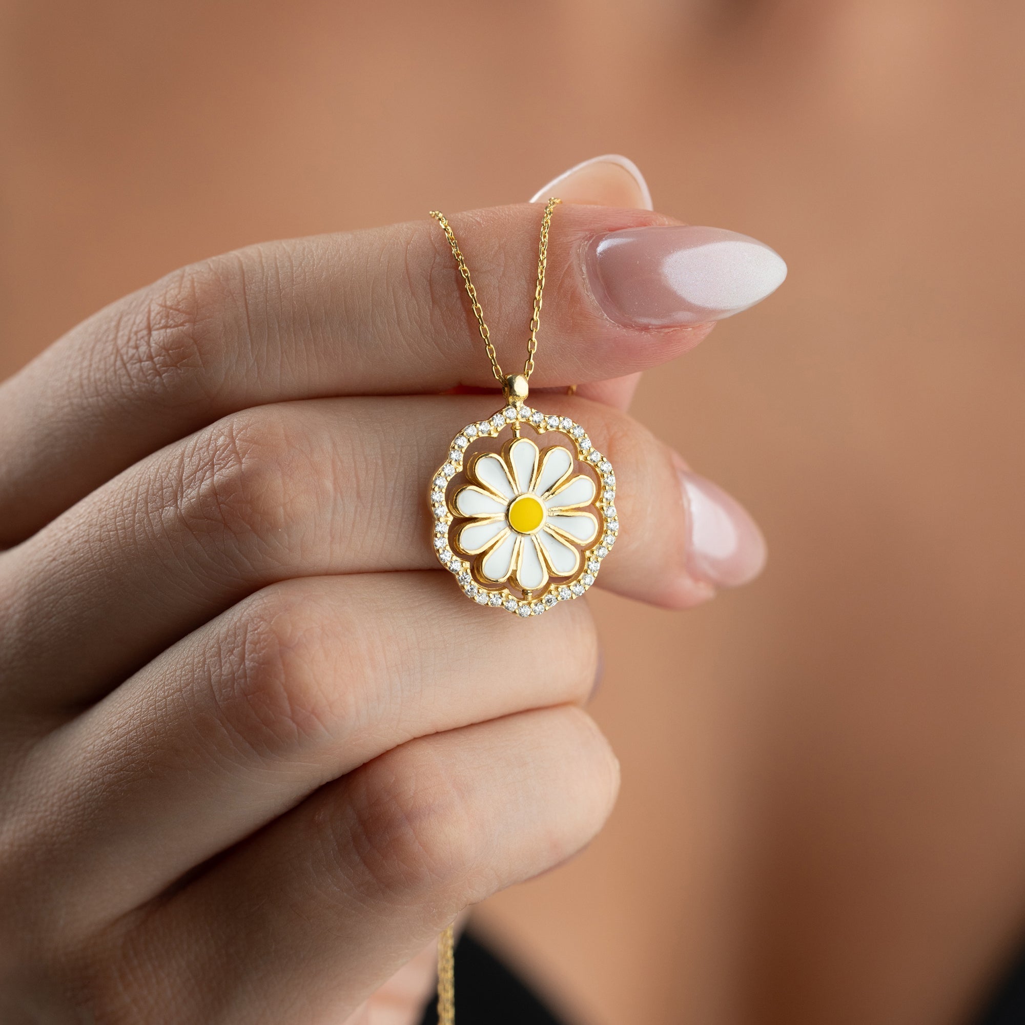 SUN FLOWER KETTE | 925 SILBER