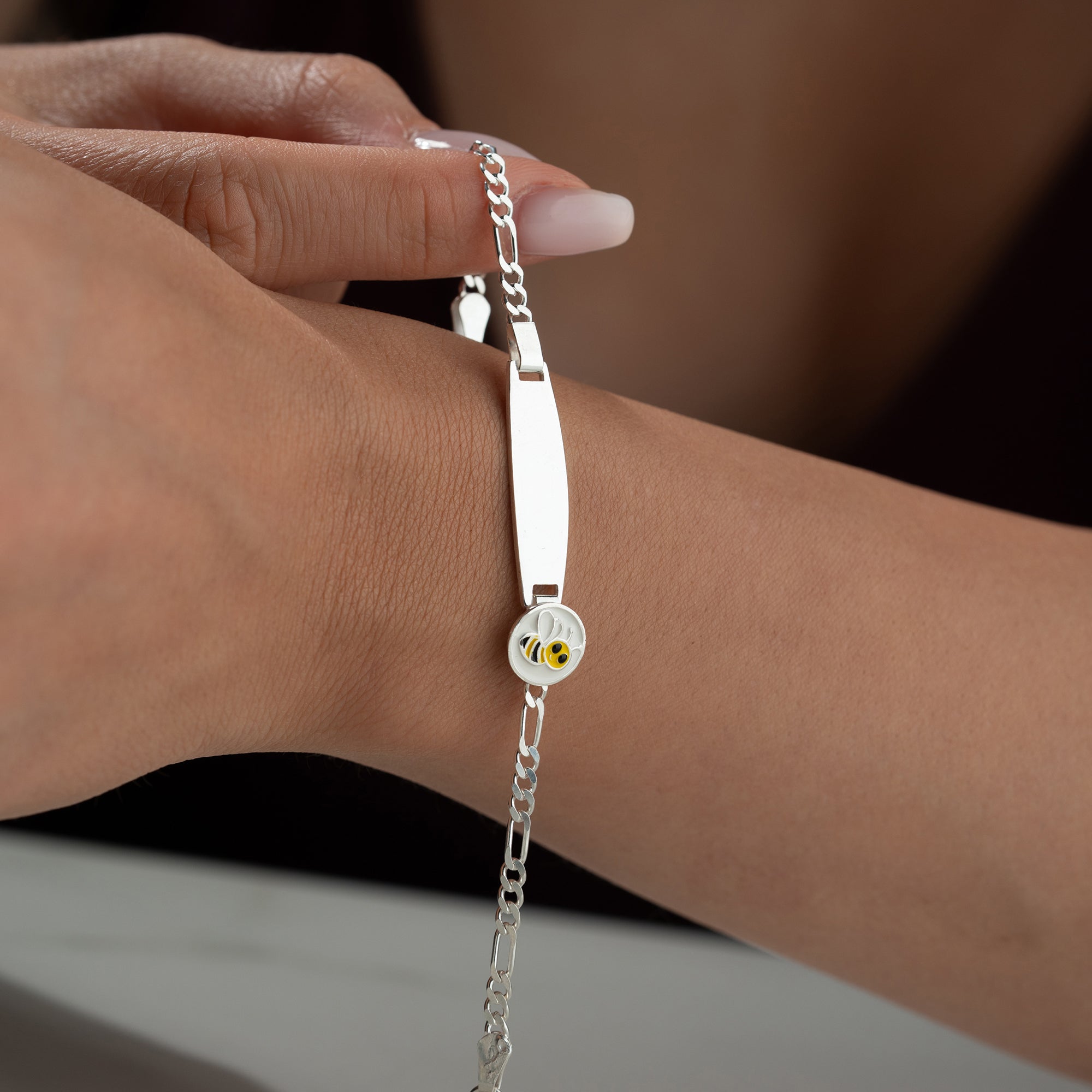 SÜßE BIENE KINDER ARMBAND | 925 SILBER