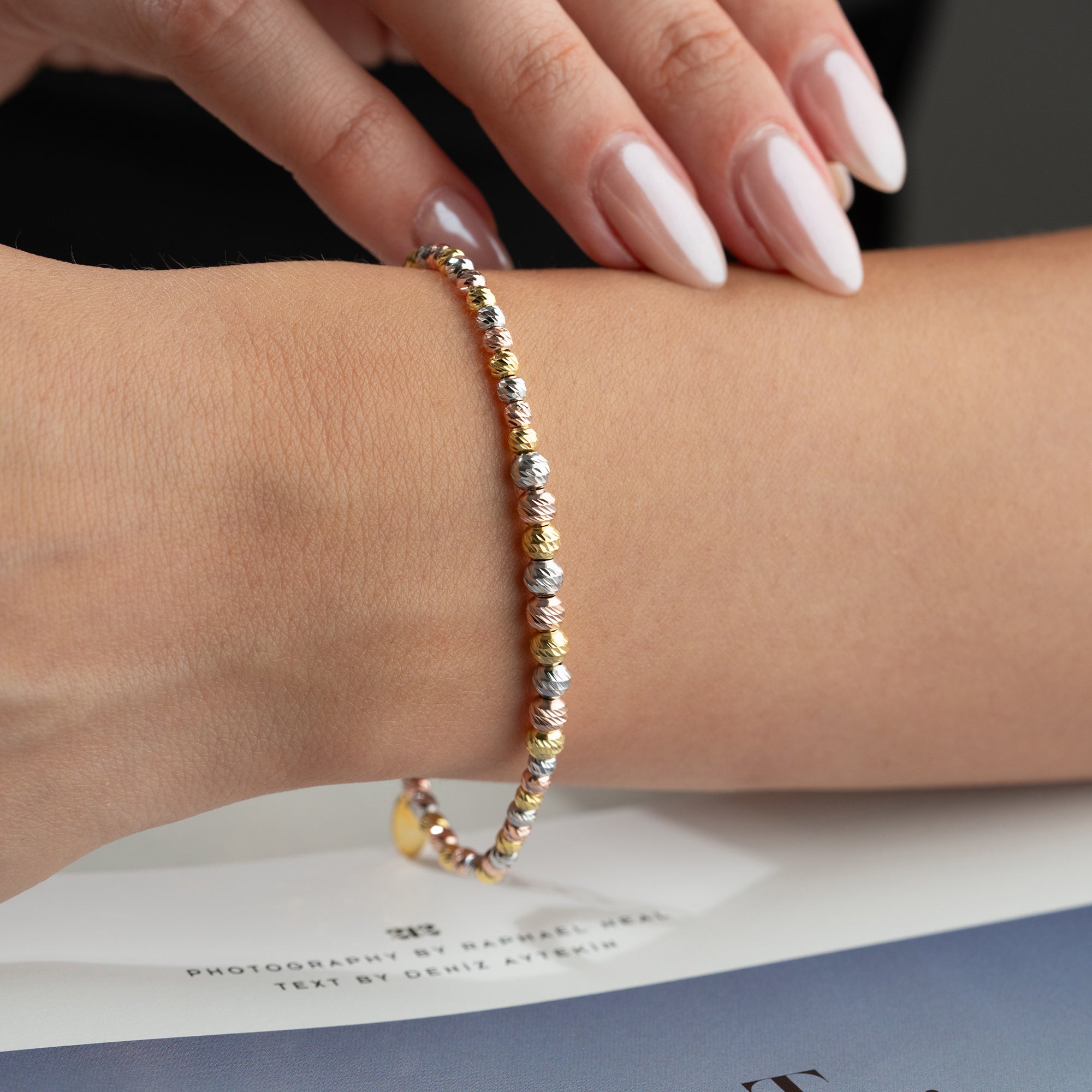 TRICOLOR DORIKA ARMBAND | 925 SILBER