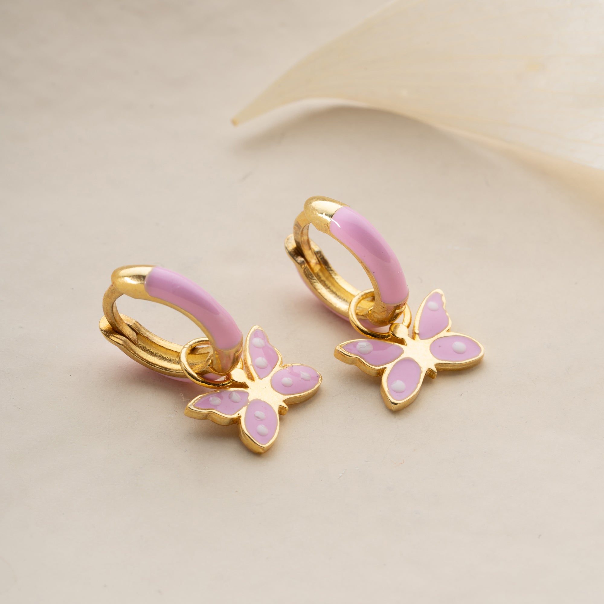 KINDER SCHMETTERLING OHRRINGE | 925 SILBER