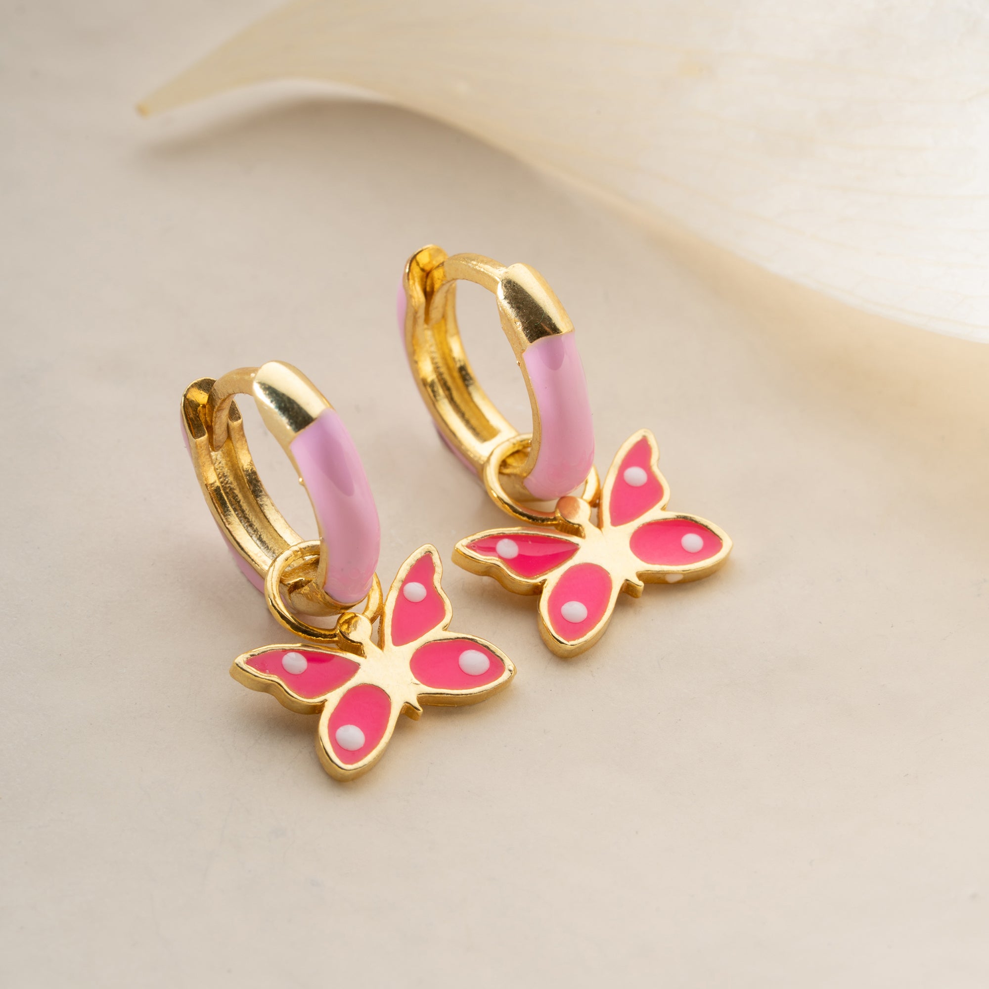 KINDER SCHMETTERLING OHRRINGE | 925 SILBER