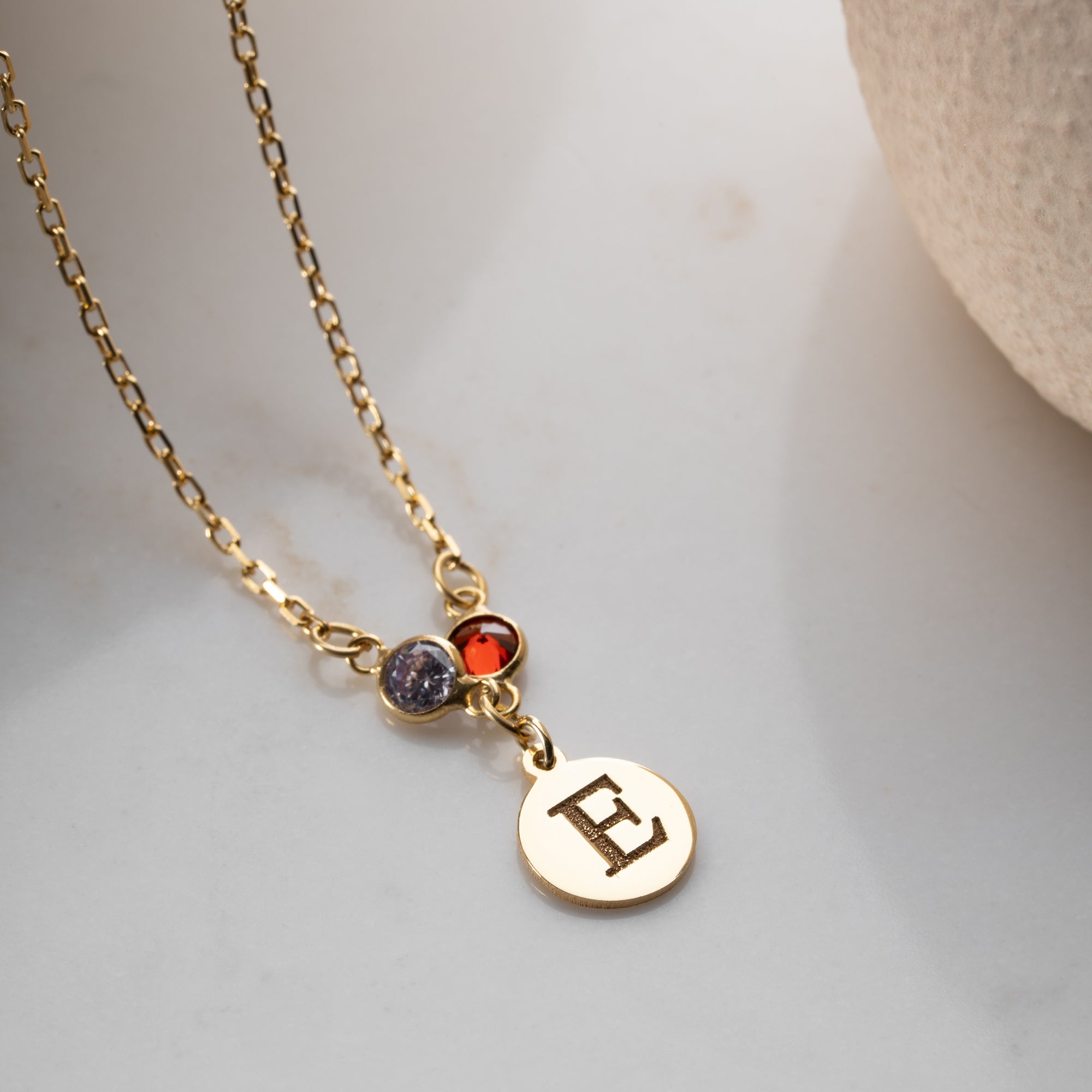 BIRTHSTONE HALSKETTE | 925 SILBER