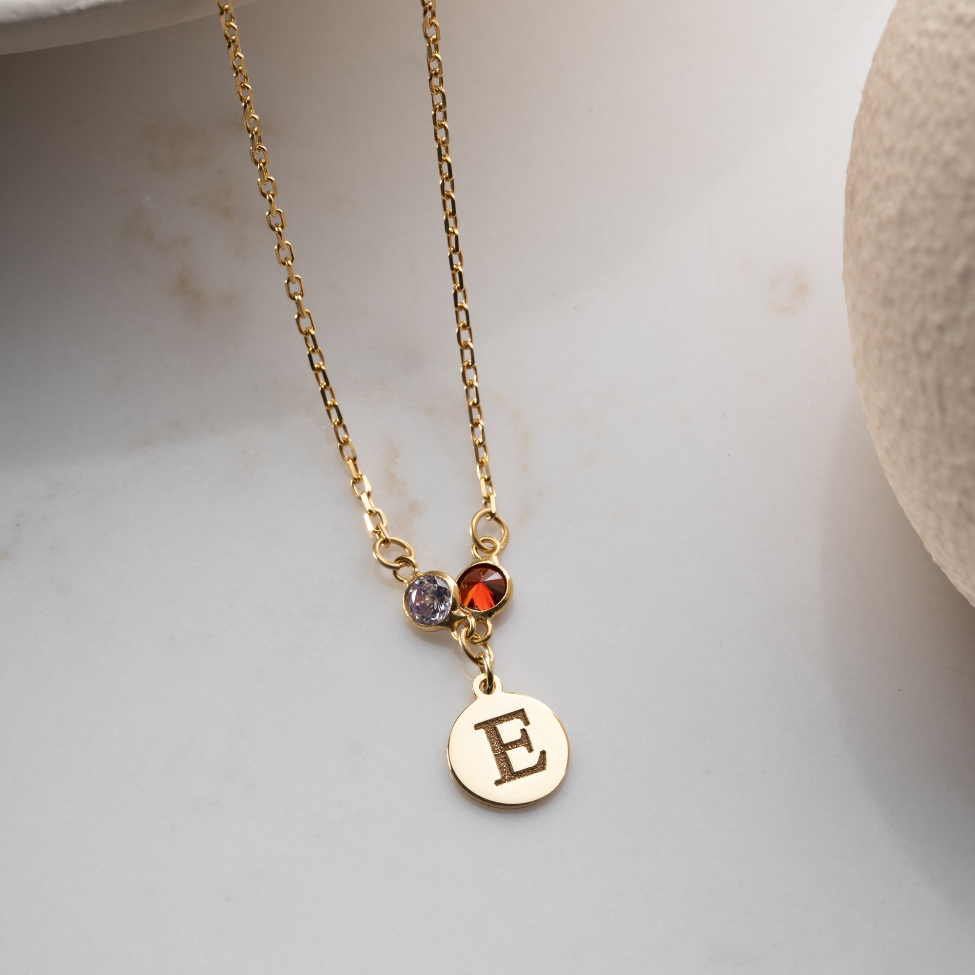 BIRTHSTONE HALSKETTE | 925 SILBER