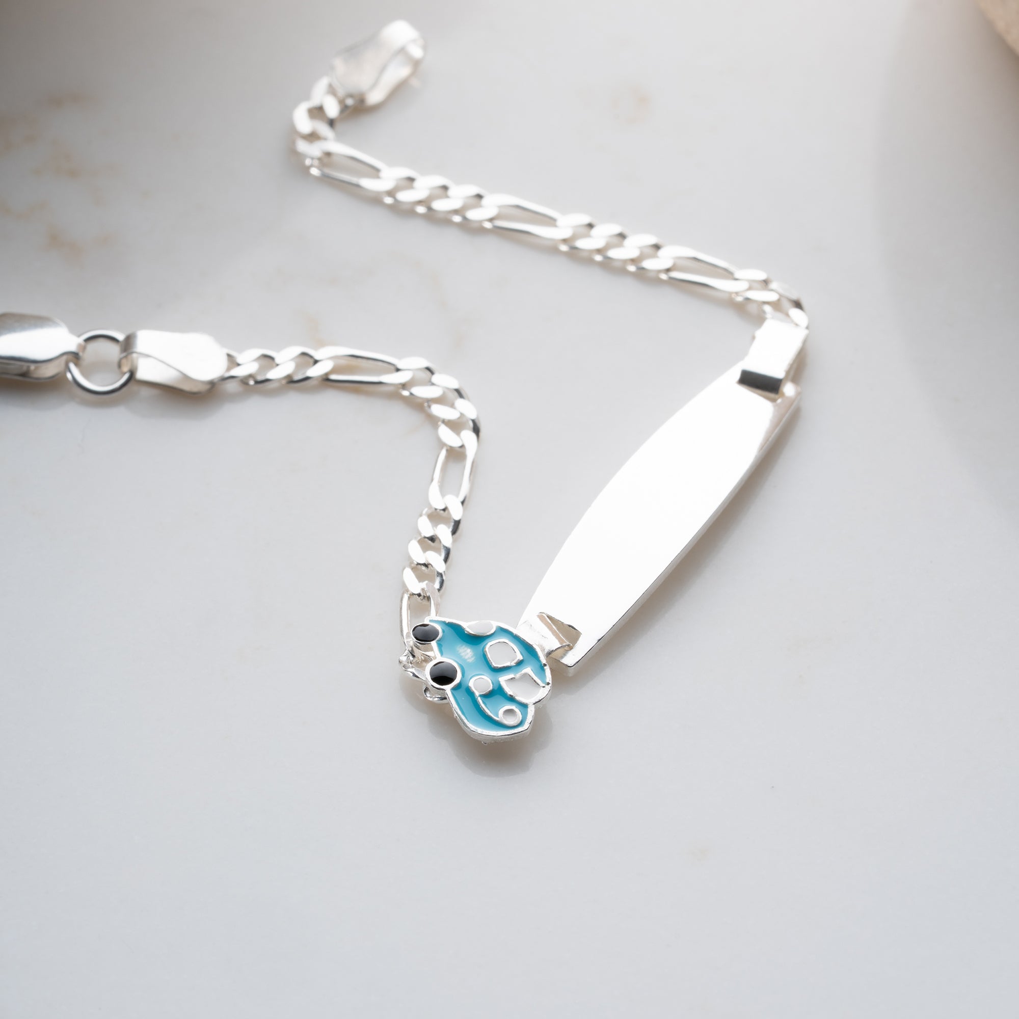 NIEDLICHES AUTO KINDER ARMBAND | 925 SILBER