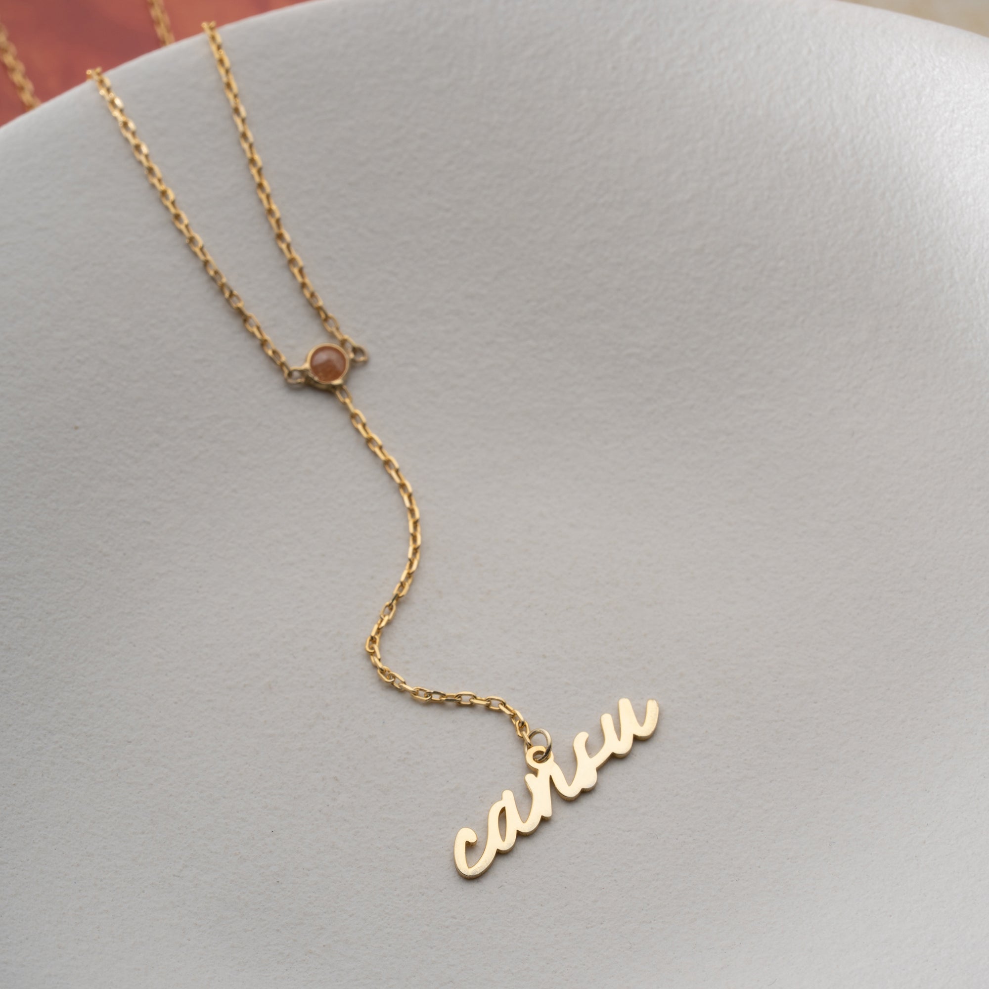 GEBURTSSTEIN Y NAMENSKETTE | 925 SILBER