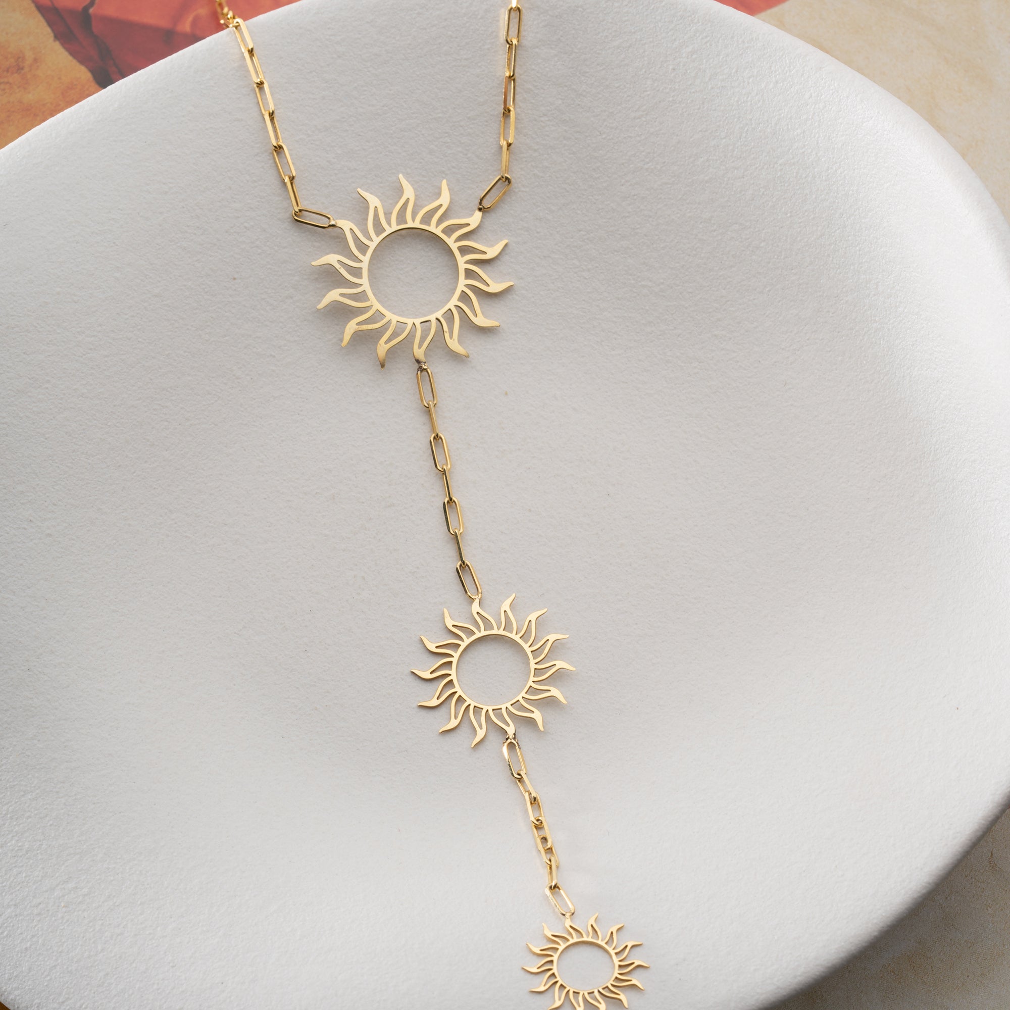 SUN Y HALSKETTE | 925 SILBER