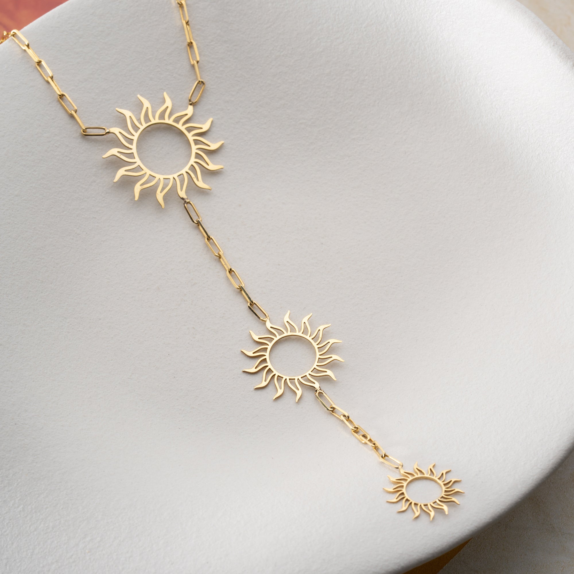 SUN Y HALSKETTE | 925 SILBER