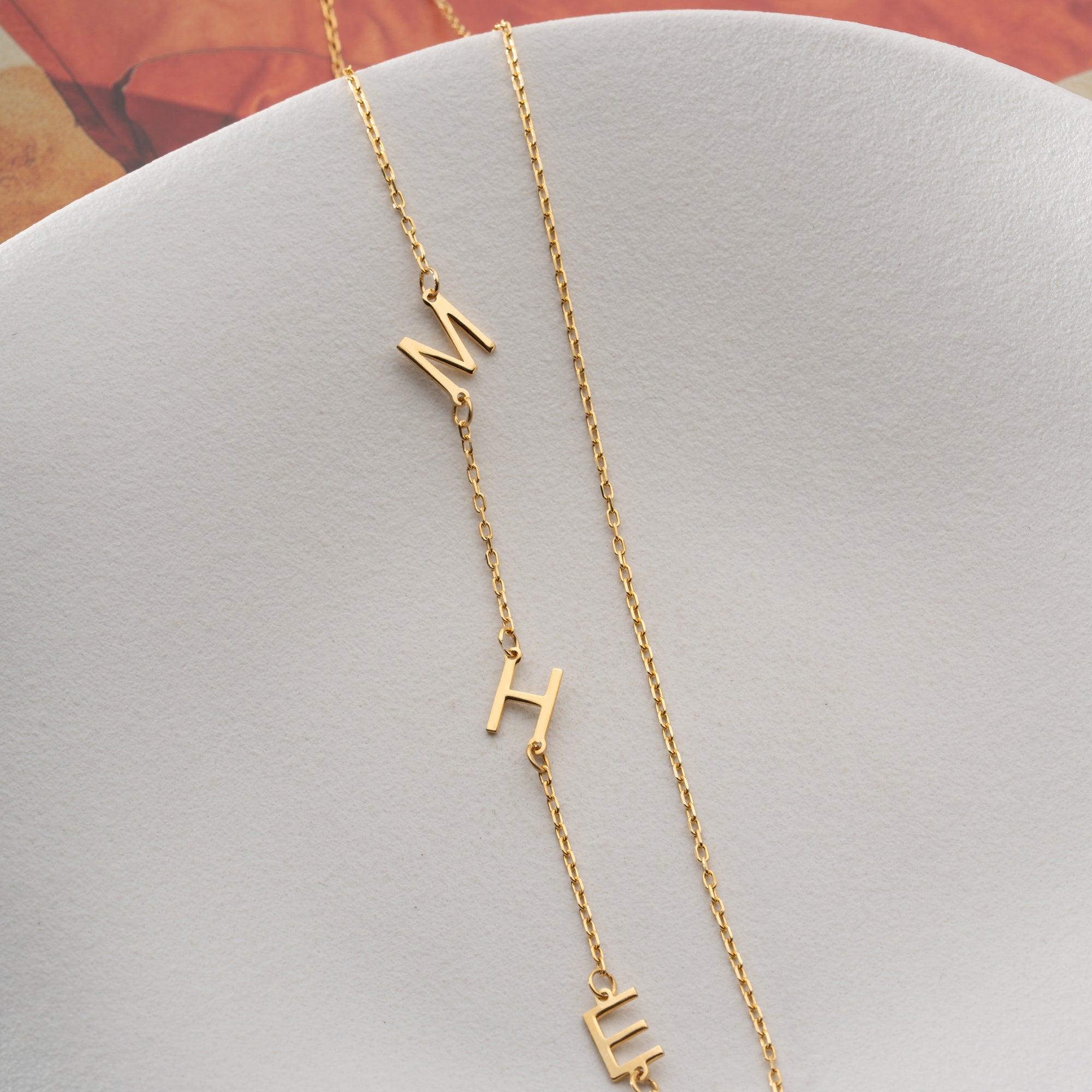 TRIO LETTER HALSKETTE | 925 SILBER