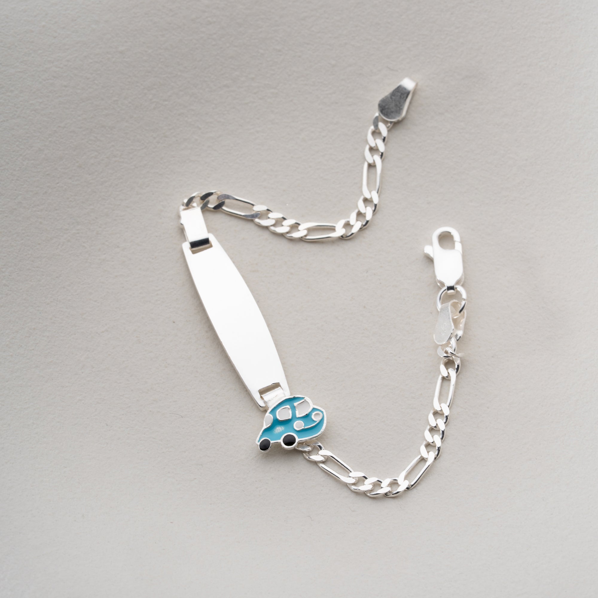 NIEDLICHES AUTO KINDER ARMBAND | 925 SILBER