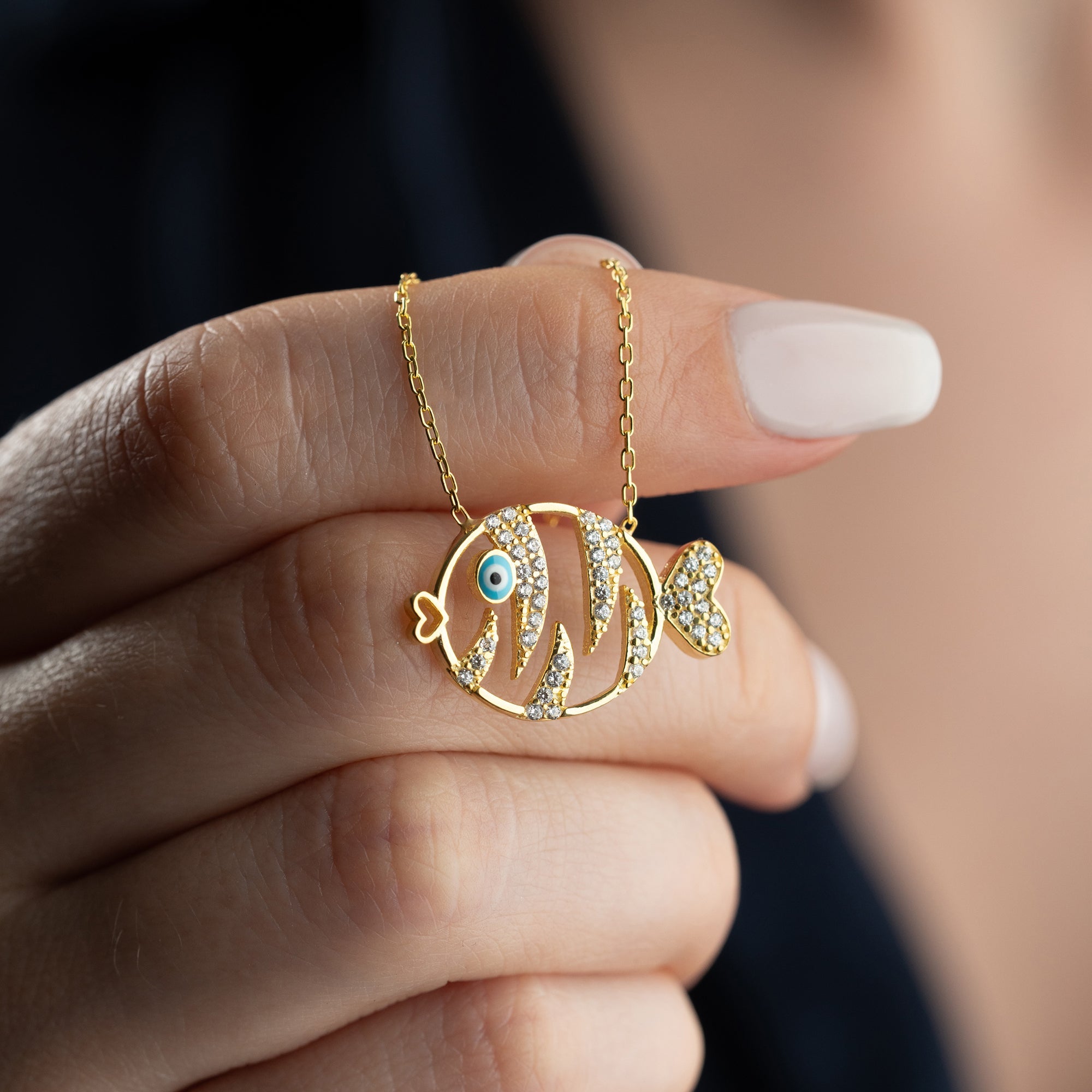 FISCH NAZAR HALSKETTE | 925 SILBER