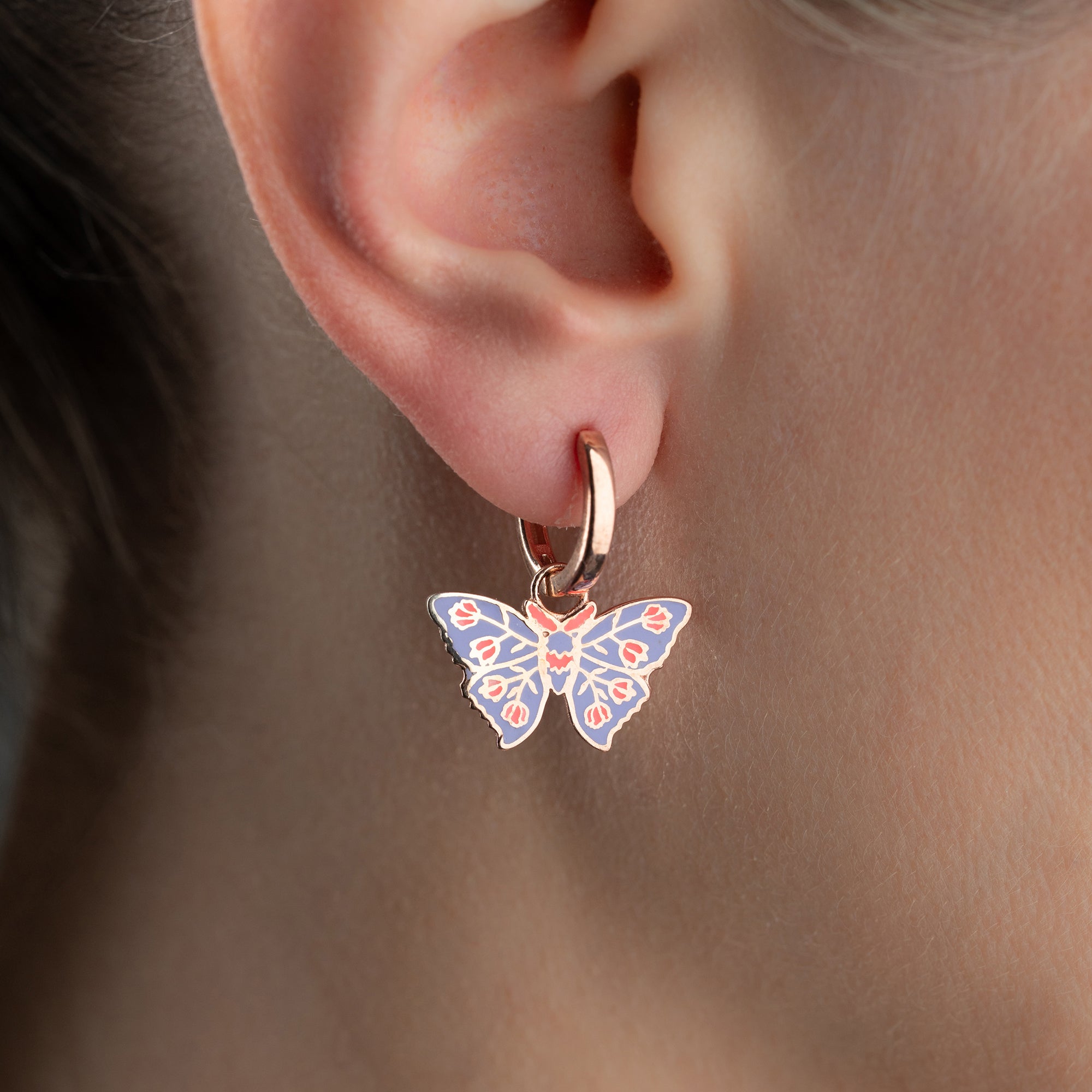 KINDER BUTTERFLY OHRRINGE | 925 SILBER