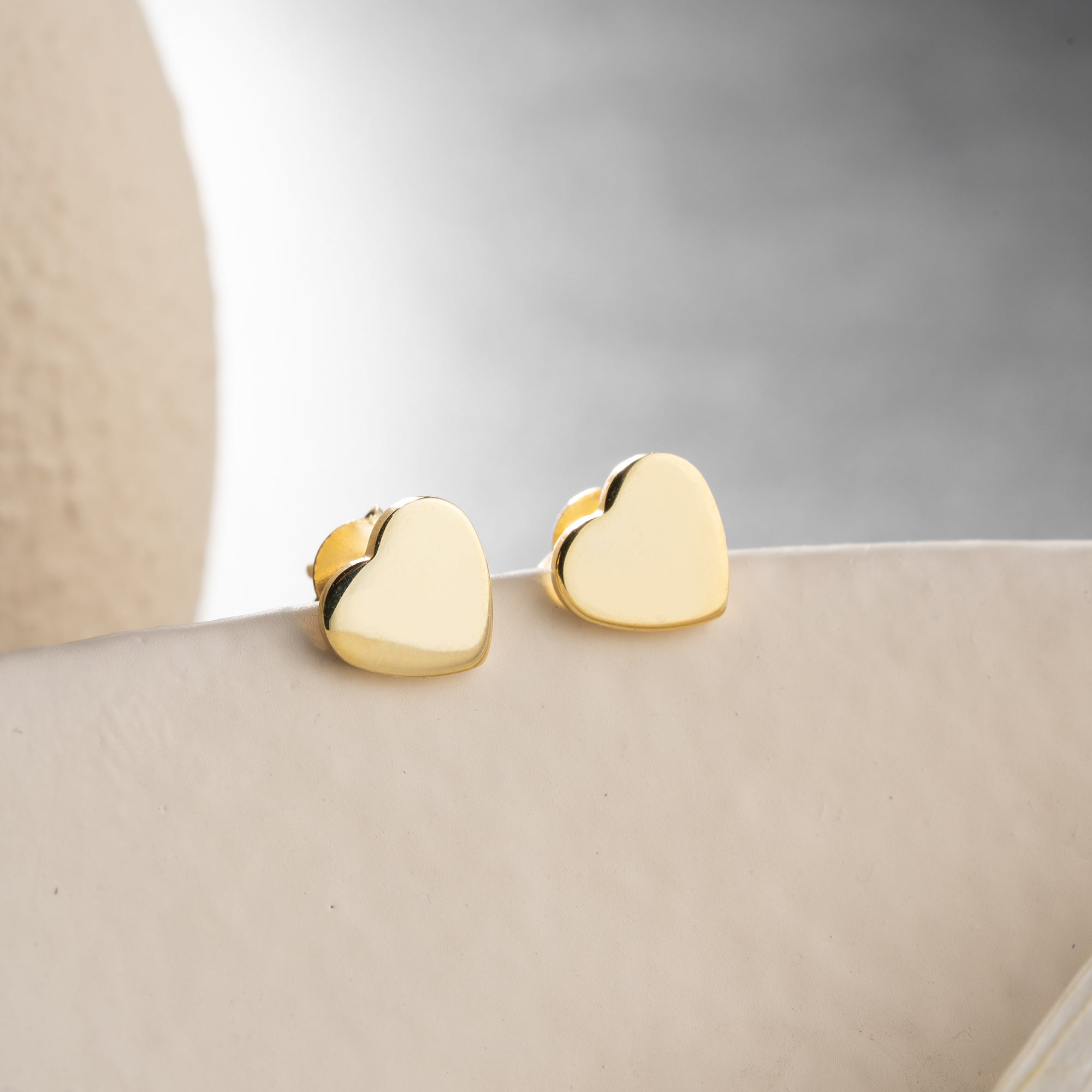 MINI HERZ OHRRINGE | 925 SILBER